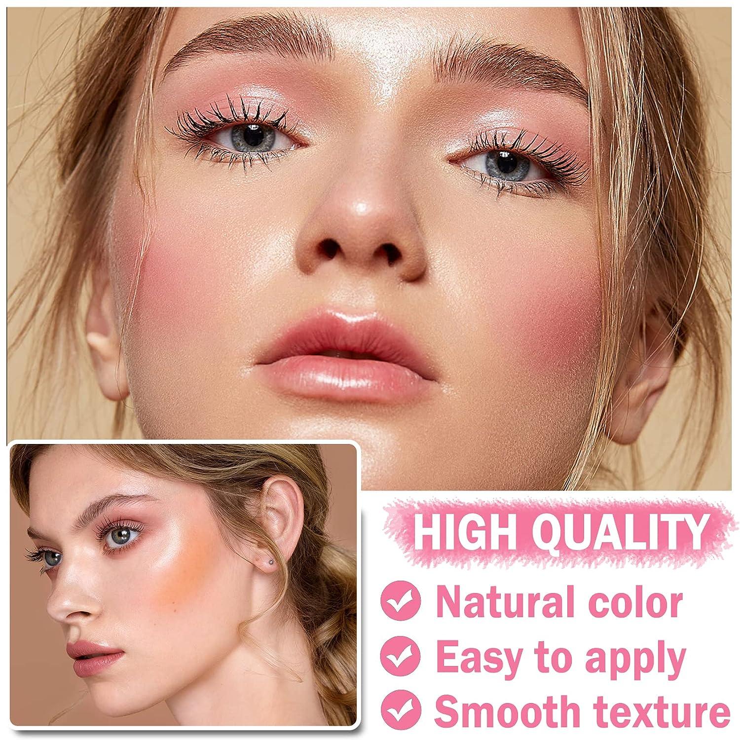 Liquid Blush Makeup Soft Cream Blush for Cheeks Buildable Liquid Blush