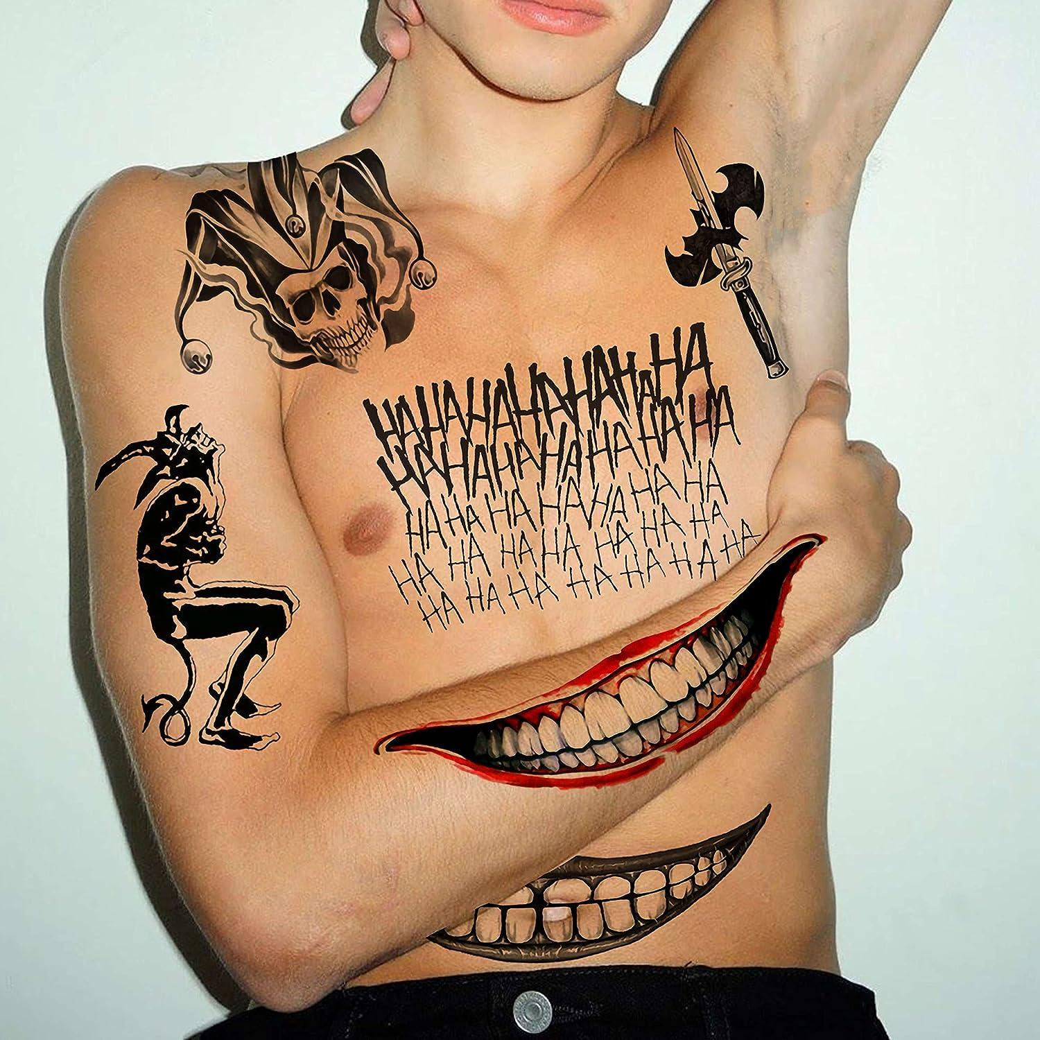 Gangster Joker Tattoo Designs