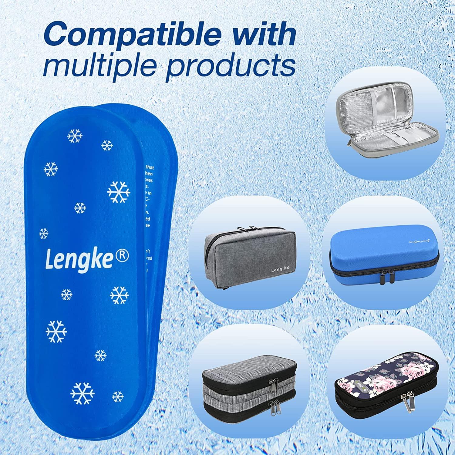 YOUSHARES Diabetes Ice Packs TSA Approved Insulin Cooler Travel Case