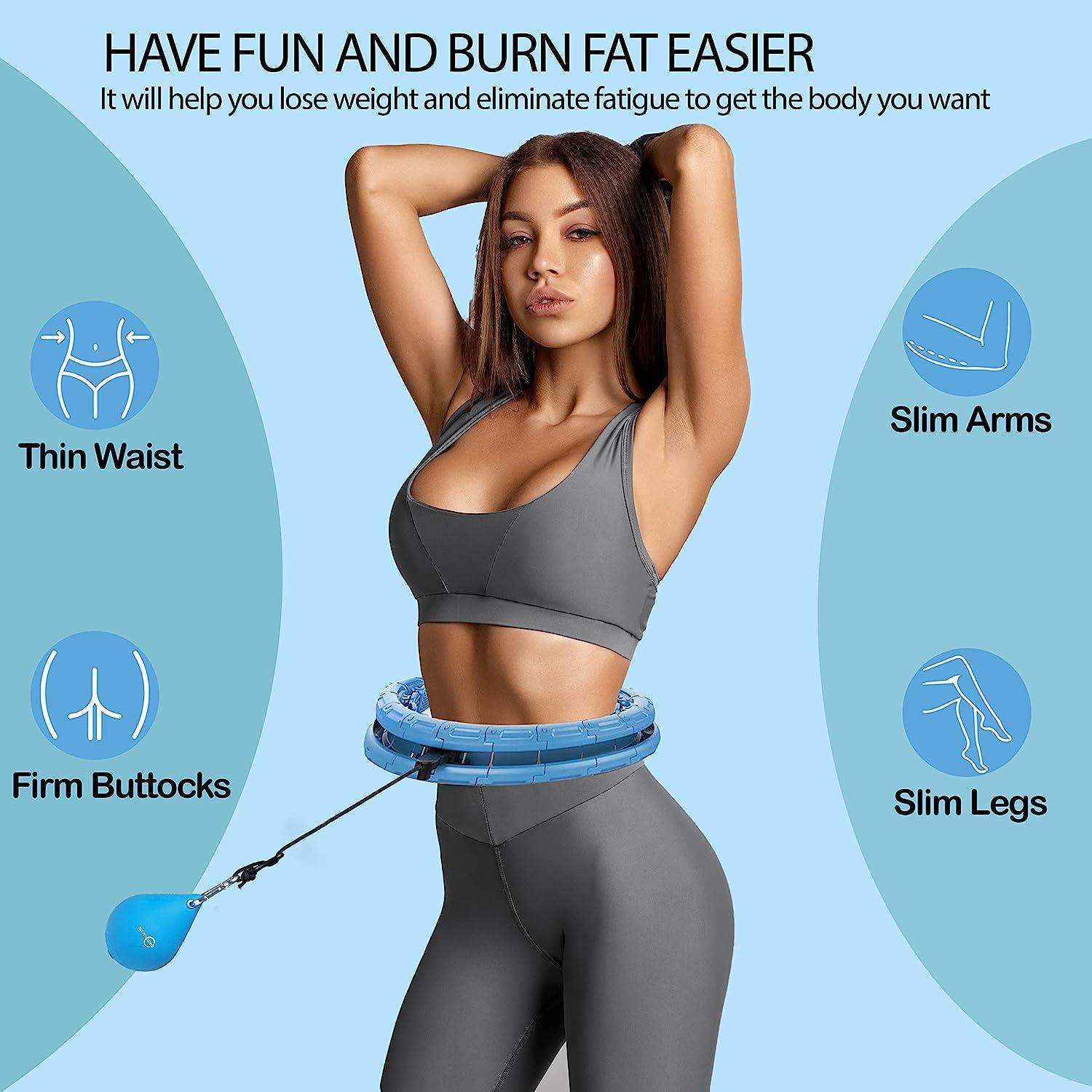 BetterSense Smart Weighted Hula Hoop Infinity Hoop Plus Size for - Main Image
