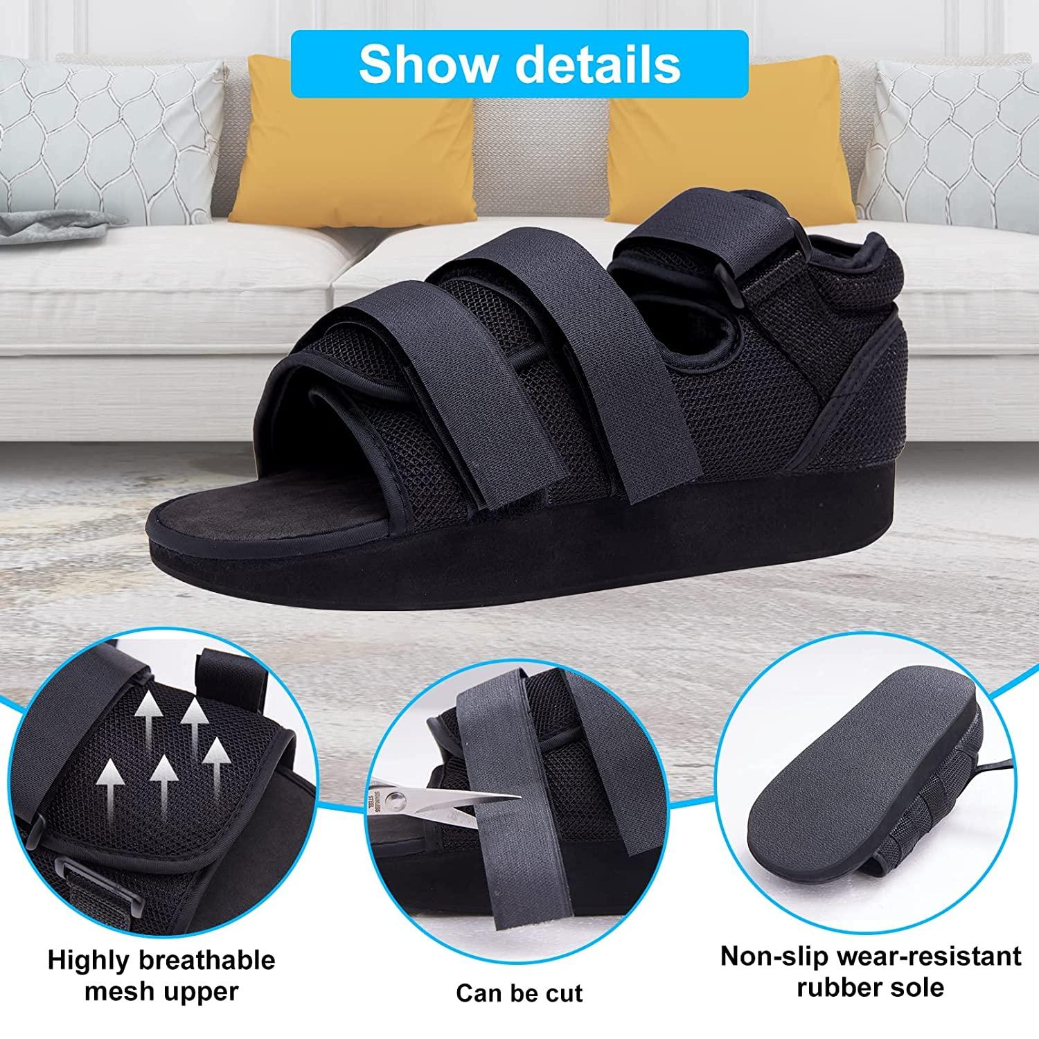 Post op Shoes for Broken Toe Medical Walking shoes Cast Foot Brace for