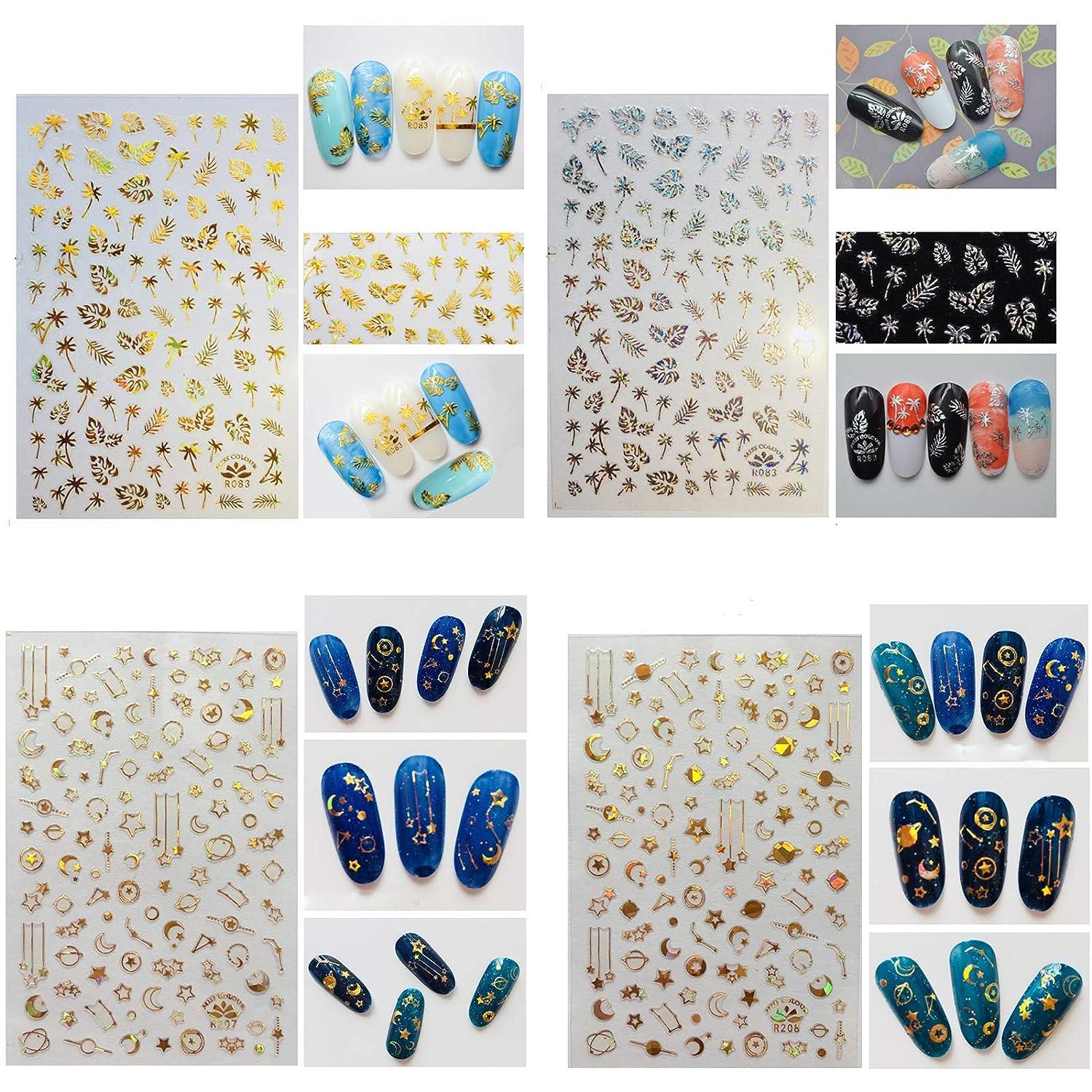 Buy 24 Sheets Nail Vinyl Stencils Nail Art Decoration Stickers Set Nail Art  Design Stickers Tips Decals Durable and Practical Online at desertcartINDIA