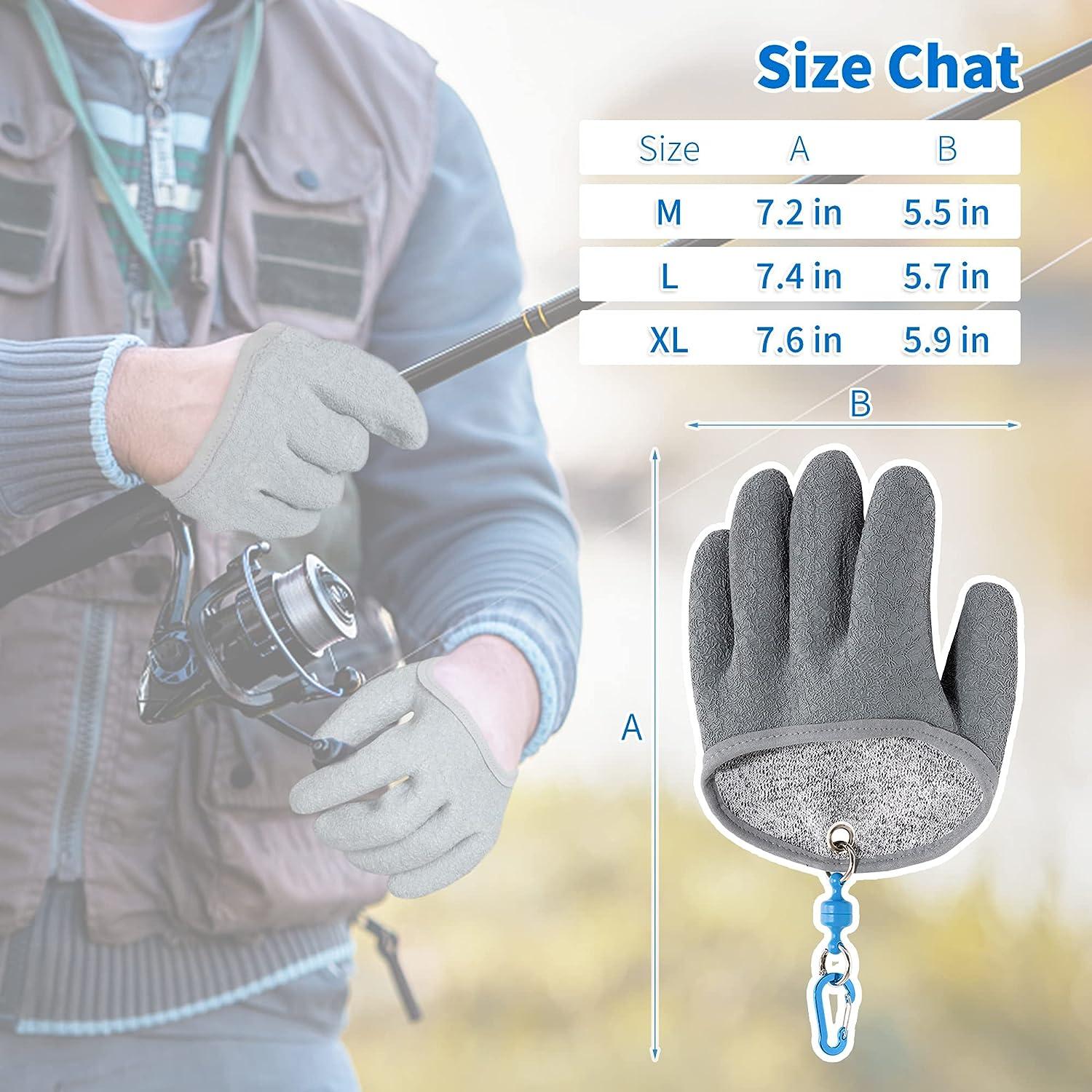 ARCLIBER Fishing Glove for Men with Magnet Release, Puncture