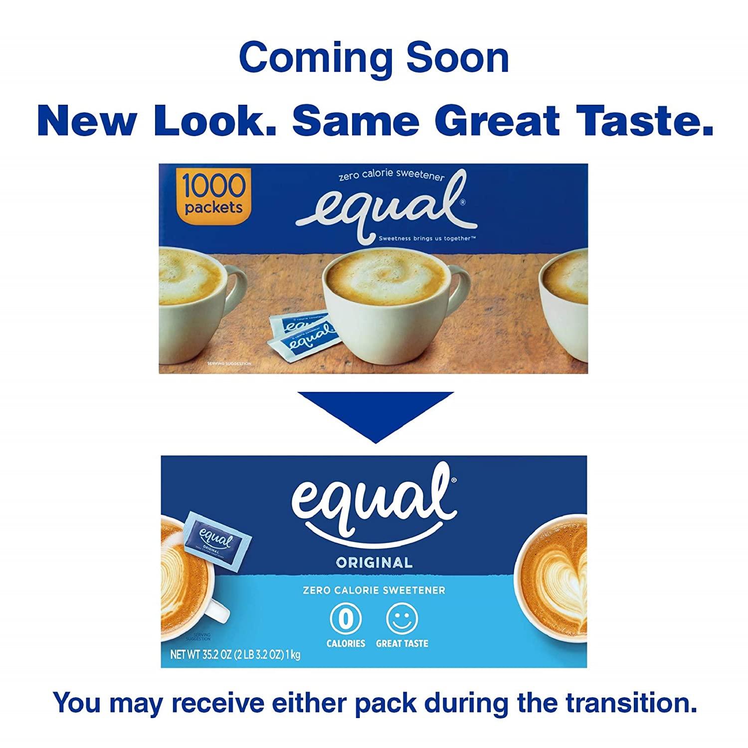 Equal Sugar Substitute Equal 500Count Packets 500 Count (Pack of 1)