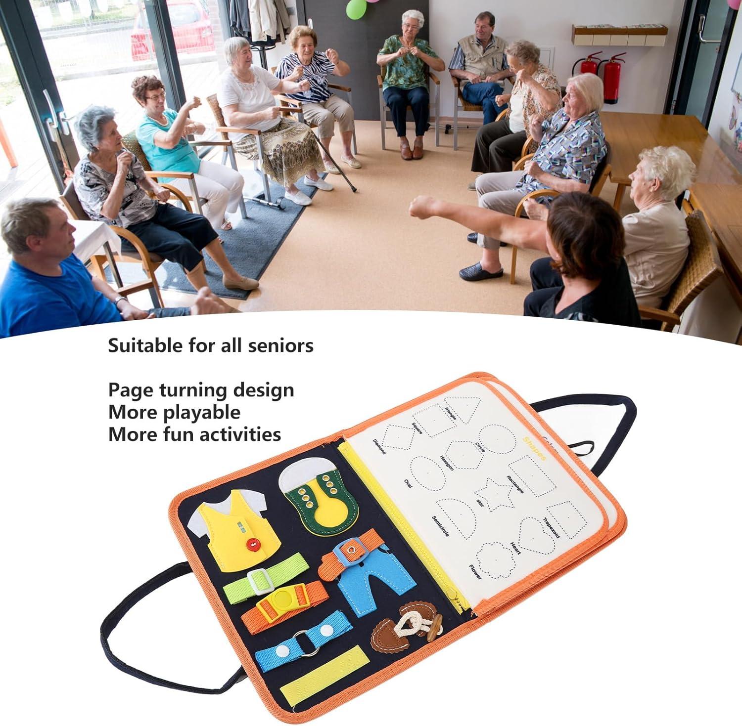 Fidget Blanket Dementia Products for Elderly Alzheimer Sensory