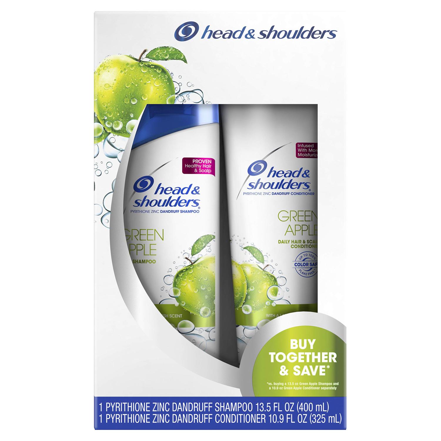 Head & Shoulders Green Apple Dailyuse Antidandruff Shampoo and