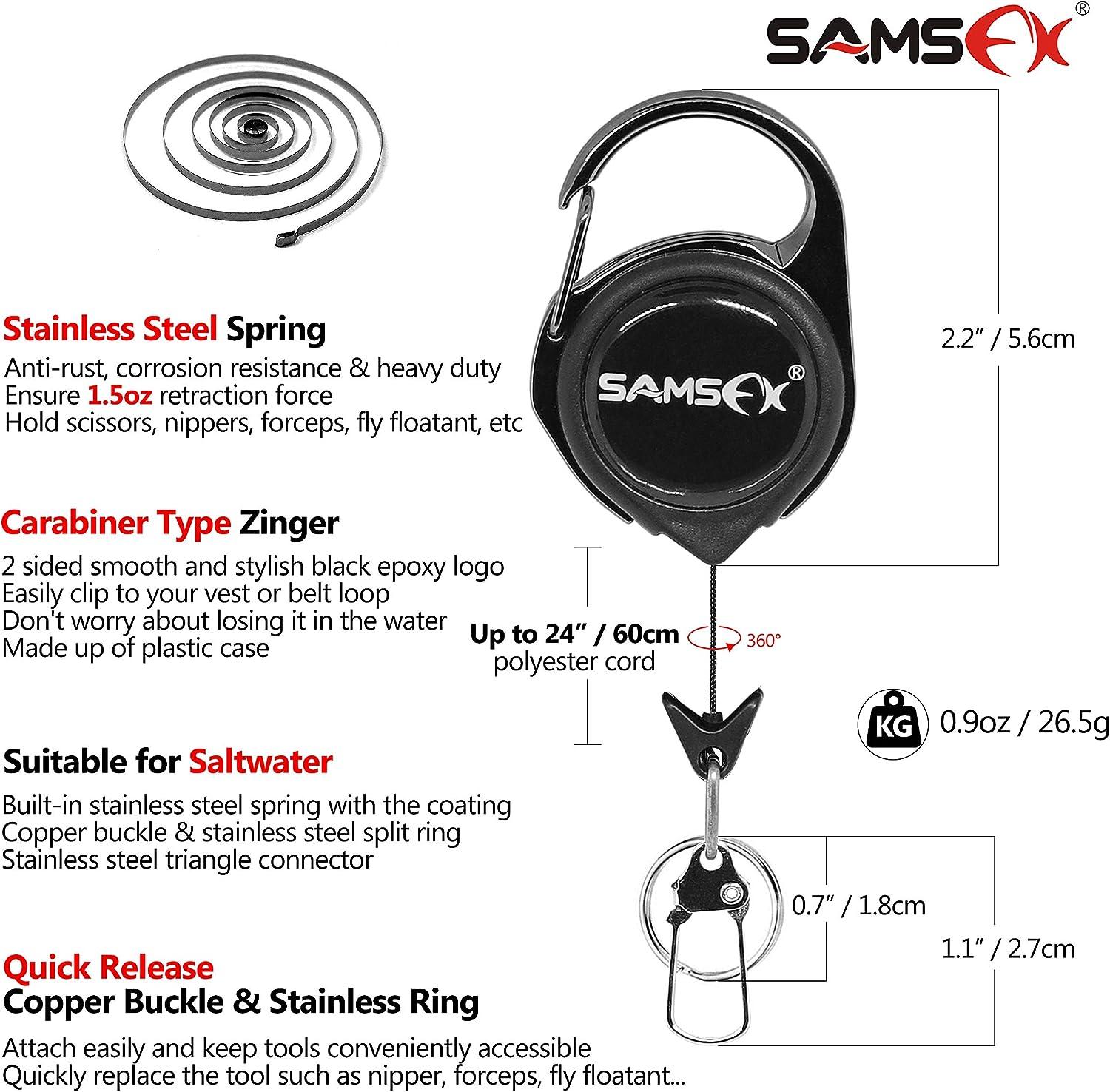 SAMSFX Fishing 2 in 1 Leather Leader Straightener Fly Line Cleaner with