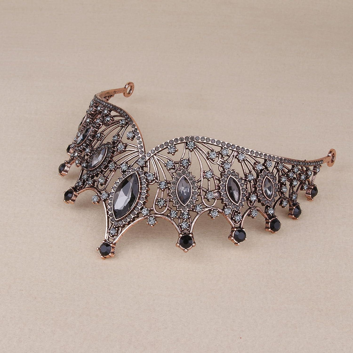 Crown Headband Crown Tiara, Crystal Rhinestone For Princess Bridal,  Halloween Christmas, Goddess, Queen, Wedding Festival Party, Hair  Accessories For Women, AndGold Headpiece Princess Crown Adult, image size:1500x1500