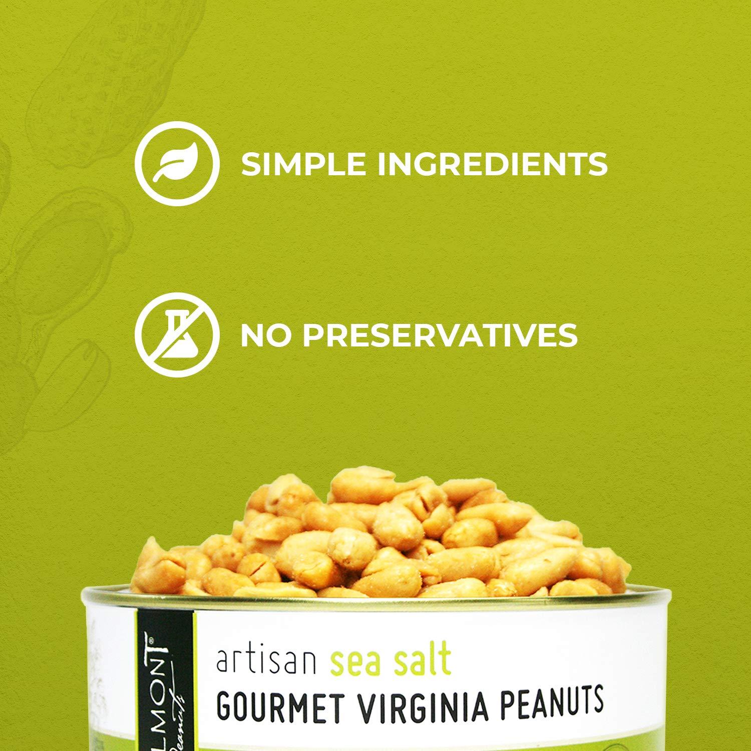 Belmont Peanuts Artisan Sea Salt Virginia Peanuts, 20oz Sea Salt 1.25