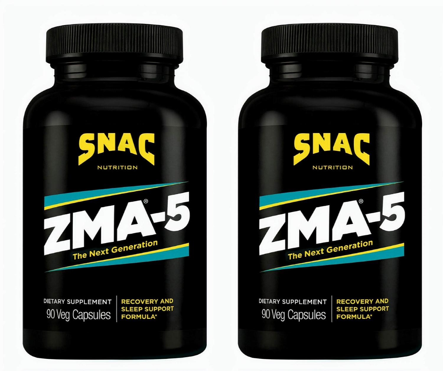SNAC ZMA5 with 5HTP Recovery and Sleep Supplement 180 Capsules (2