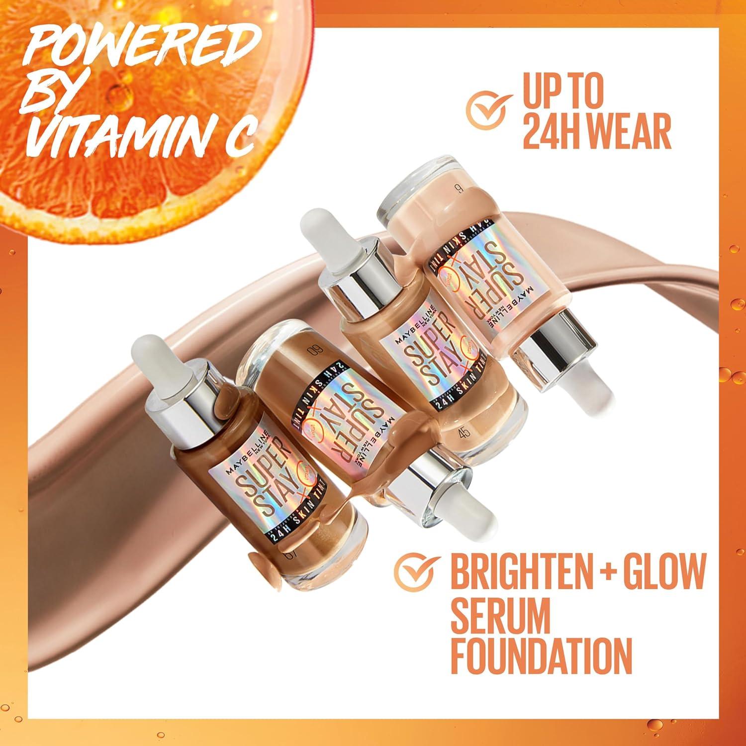 Maybelline Super Stay 6本セット Maybelline Super Stay Skin Tint Foundation 24H Long-Lasting