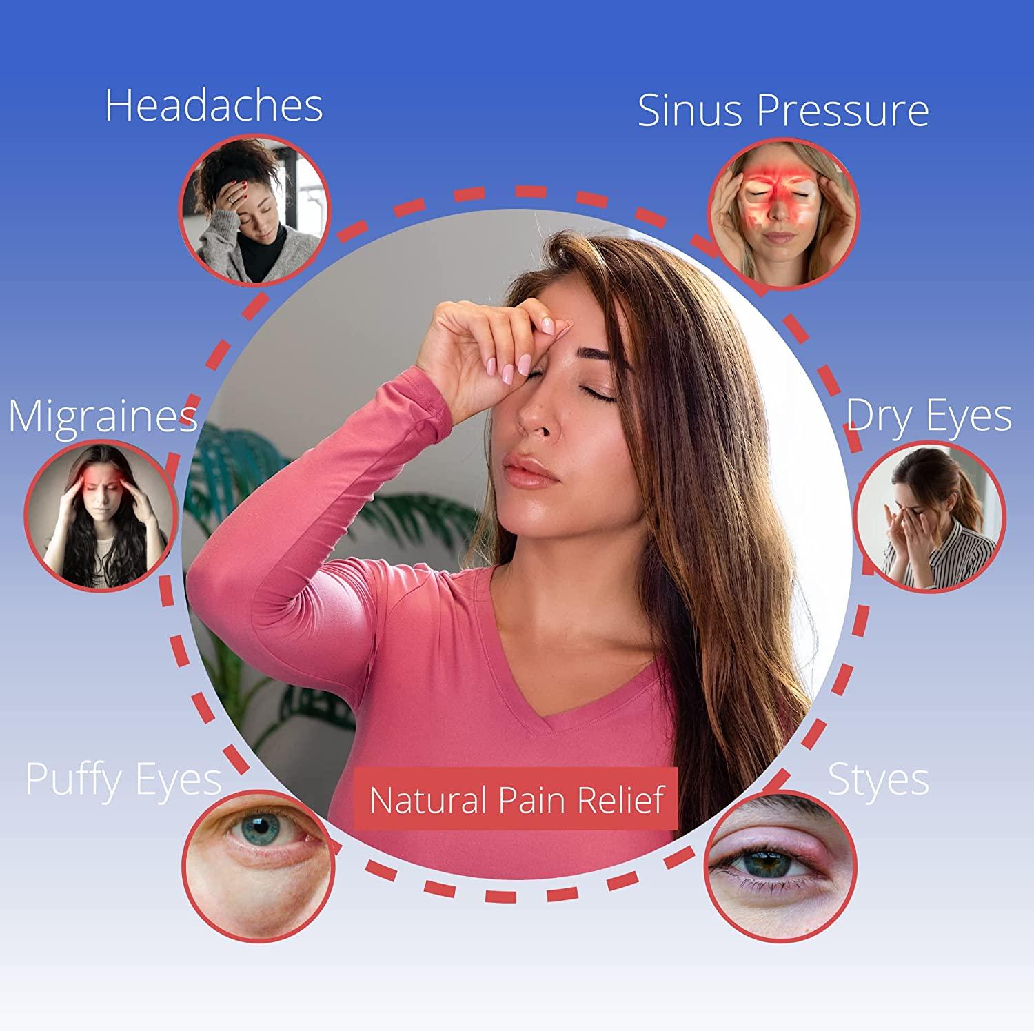 Single Moist Heat Eye Compress Pad Microwavable, Eye Mask for Dry Eye