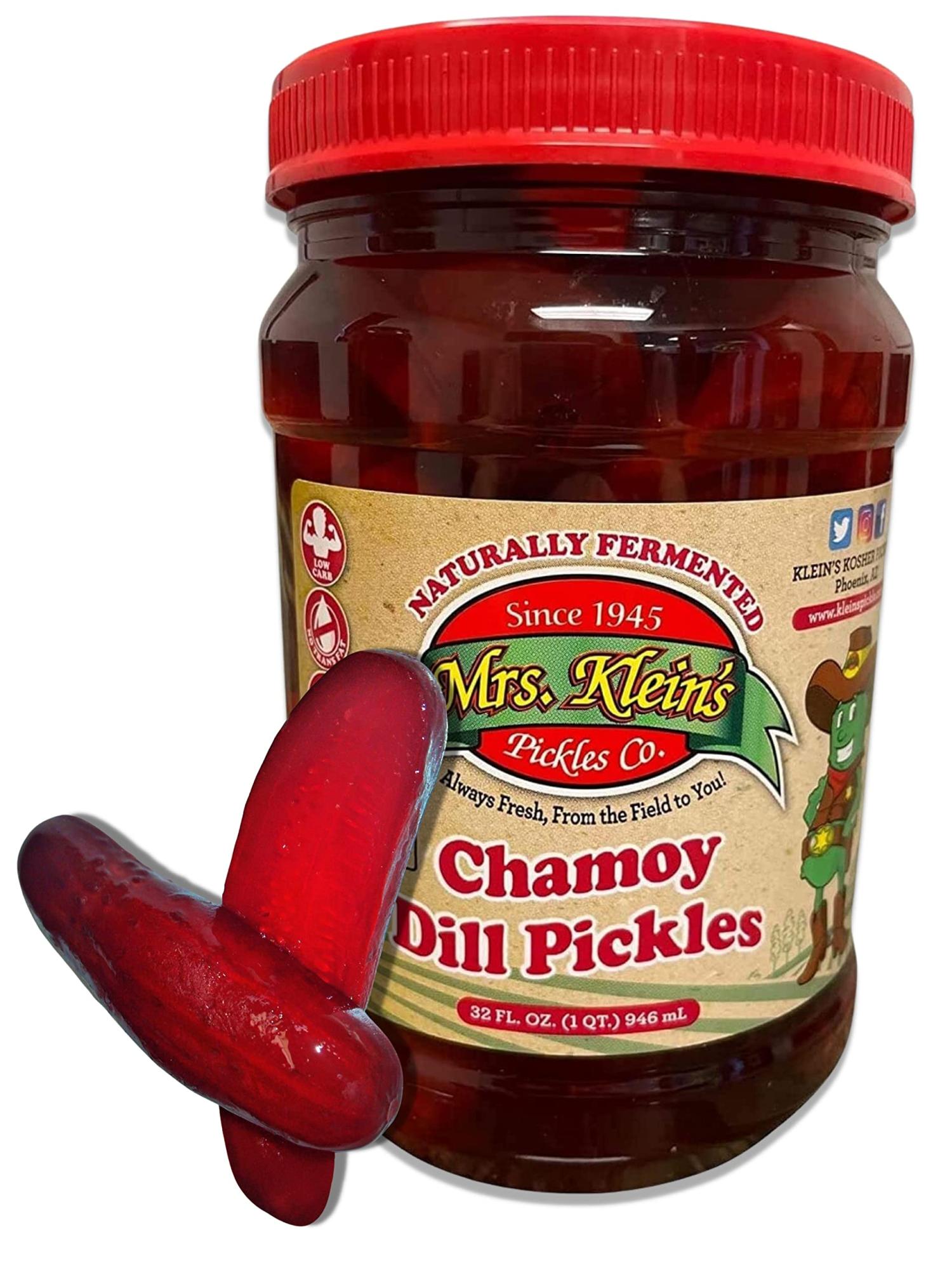 Mrs. Klein's Chamoy Pickles Popular red pickles in Chamoy Pickle Kit