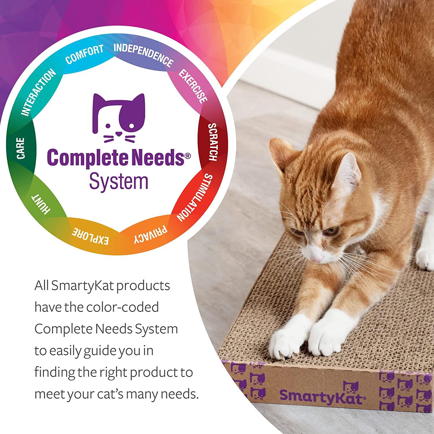 SmartyKat Super Scratcher+ Double Wide Catnip-Infused Corrugated