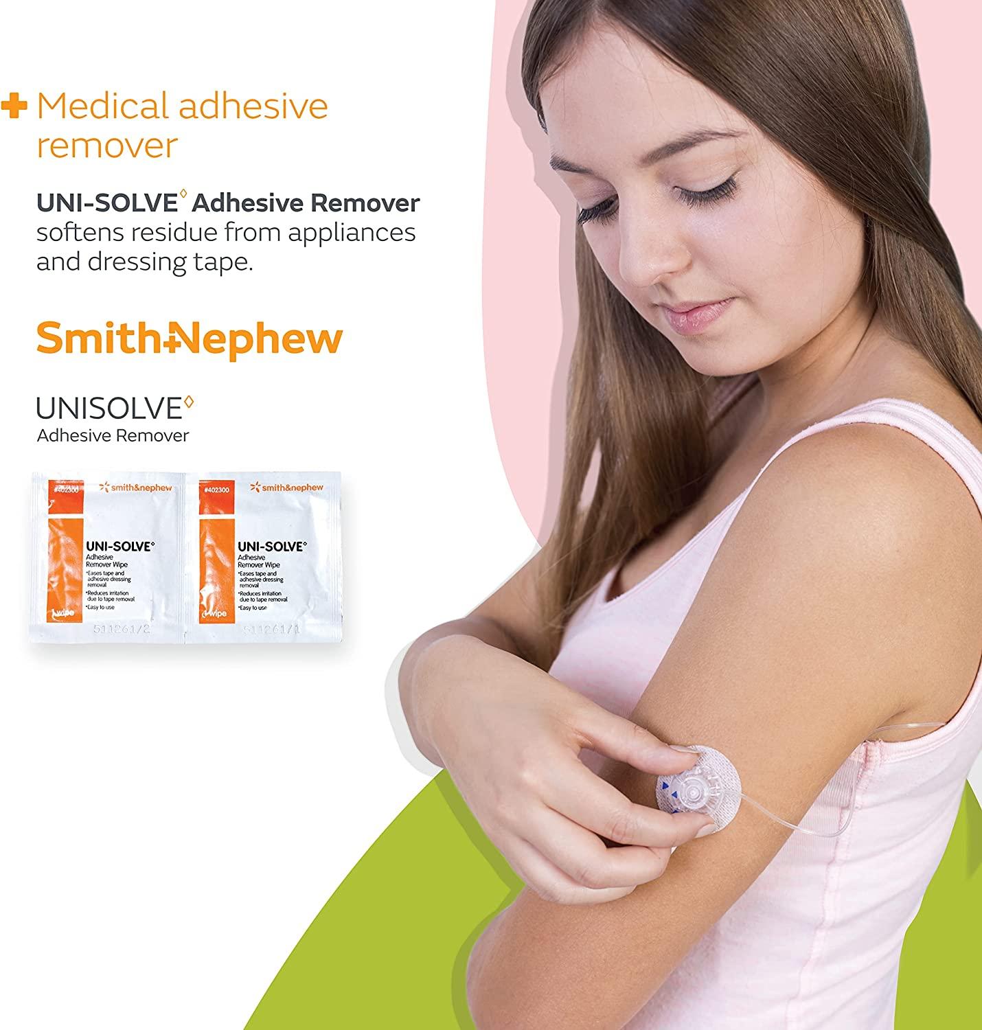 Smith & Nephew Uni-Solve Adhesive Remover Wipes - Vet Equip Australia