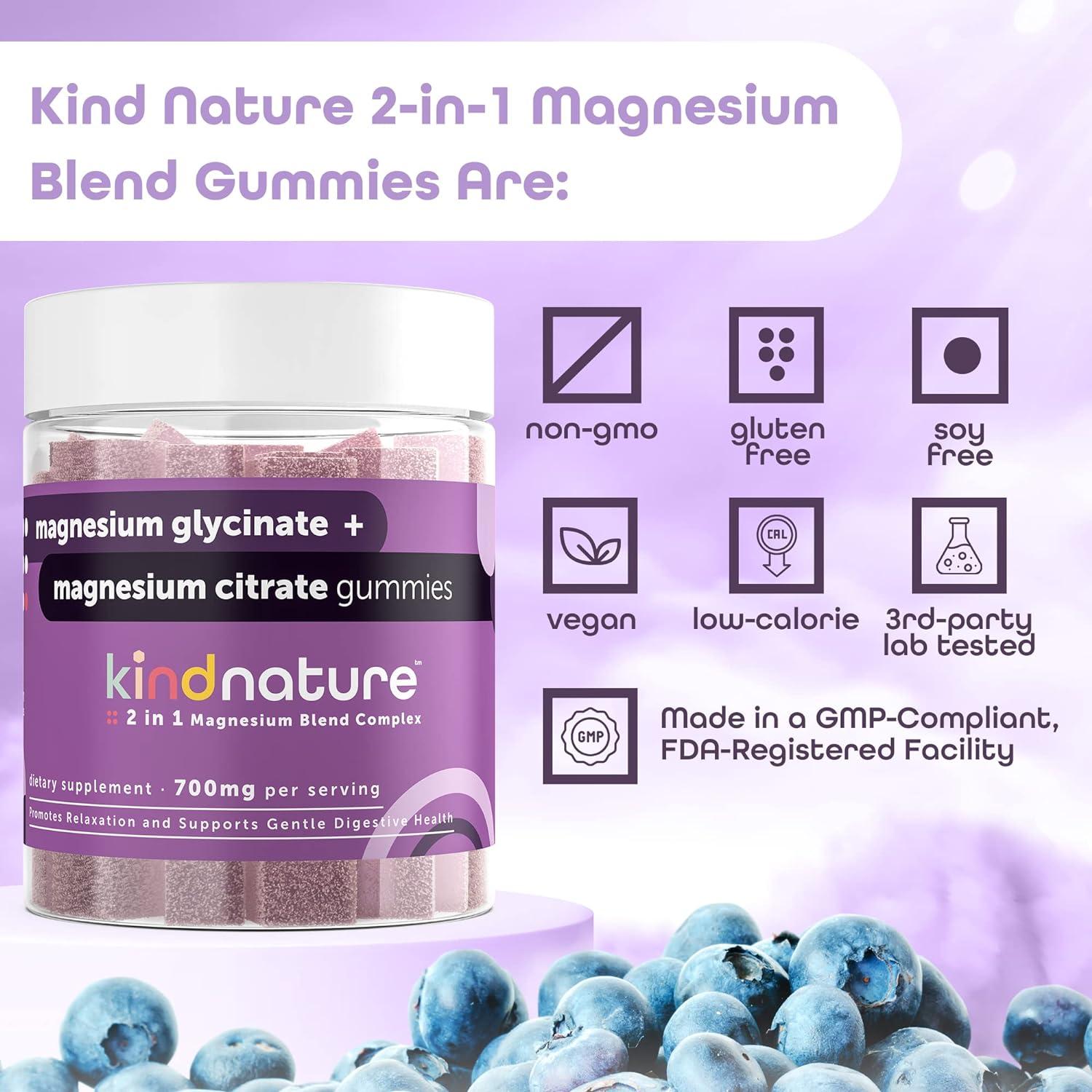 Kind Nature Migraine Relief Power Duo B2 & Magnesium Gummies Bundle