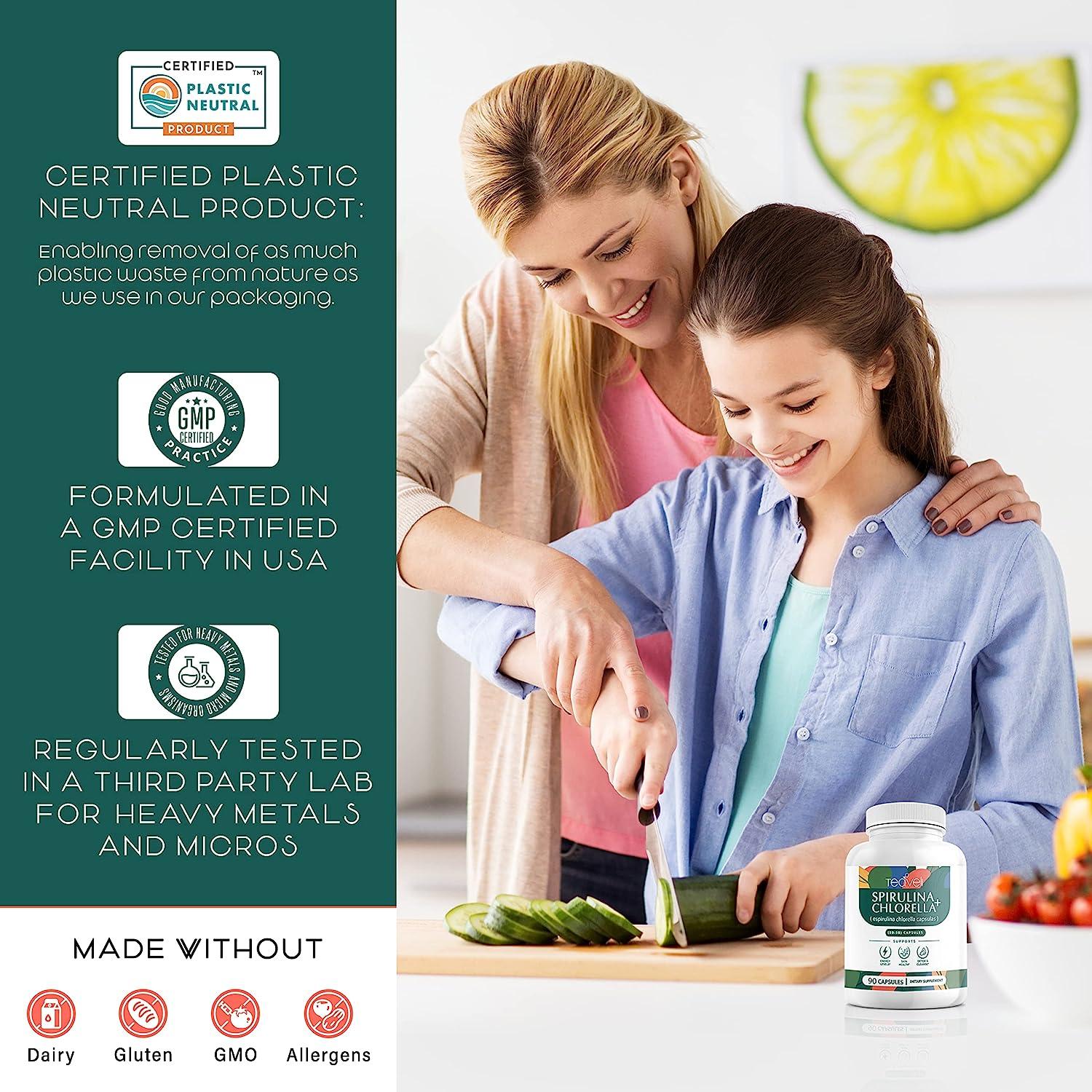 Purolabs Spirulina & Chlorella Capsules – High Bahrain - View #5