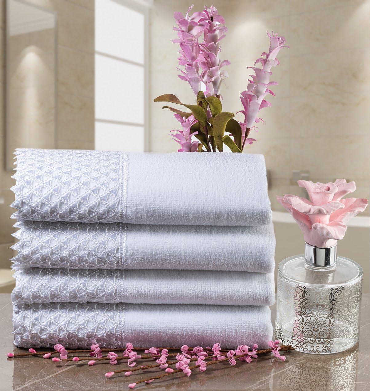 Creative Scents Cotton Fingertip Towel Set - 4 Pack - 11 x 18