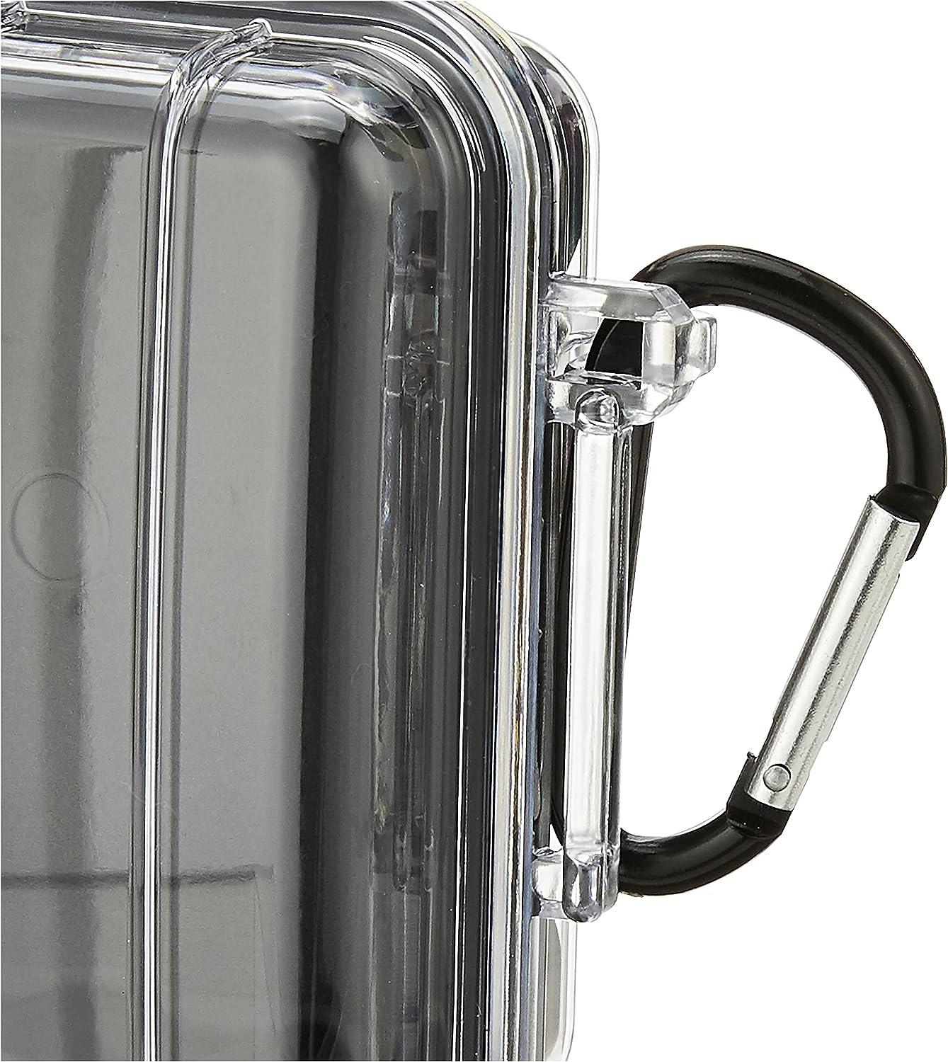 Pelican 1040 Micro Case Black/Clear Model 1040025100 Waterproof