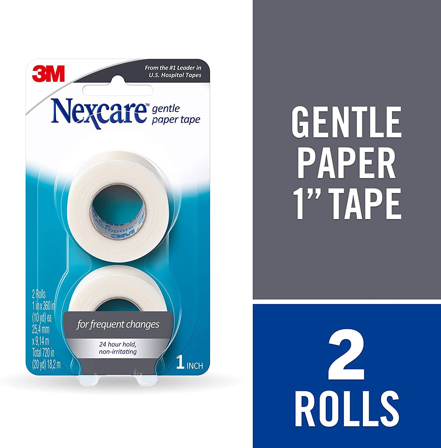 Buy Nexcare Micropore Gentle Paper Tape White 25.4mm x 9.14m