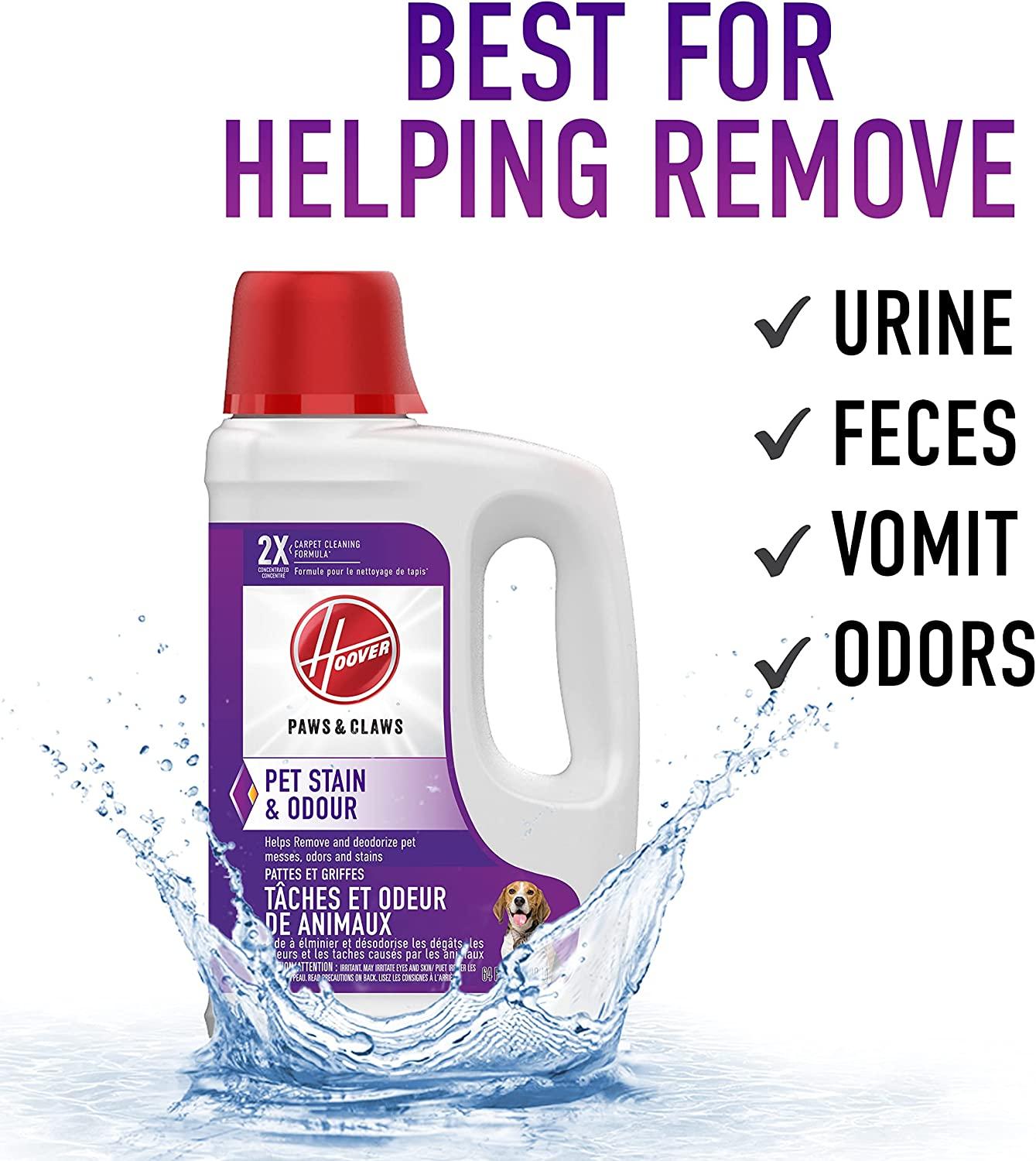 Hoover Paws & Claws Deep Cleaning Carpet Shampoo with Stainguard 64oz