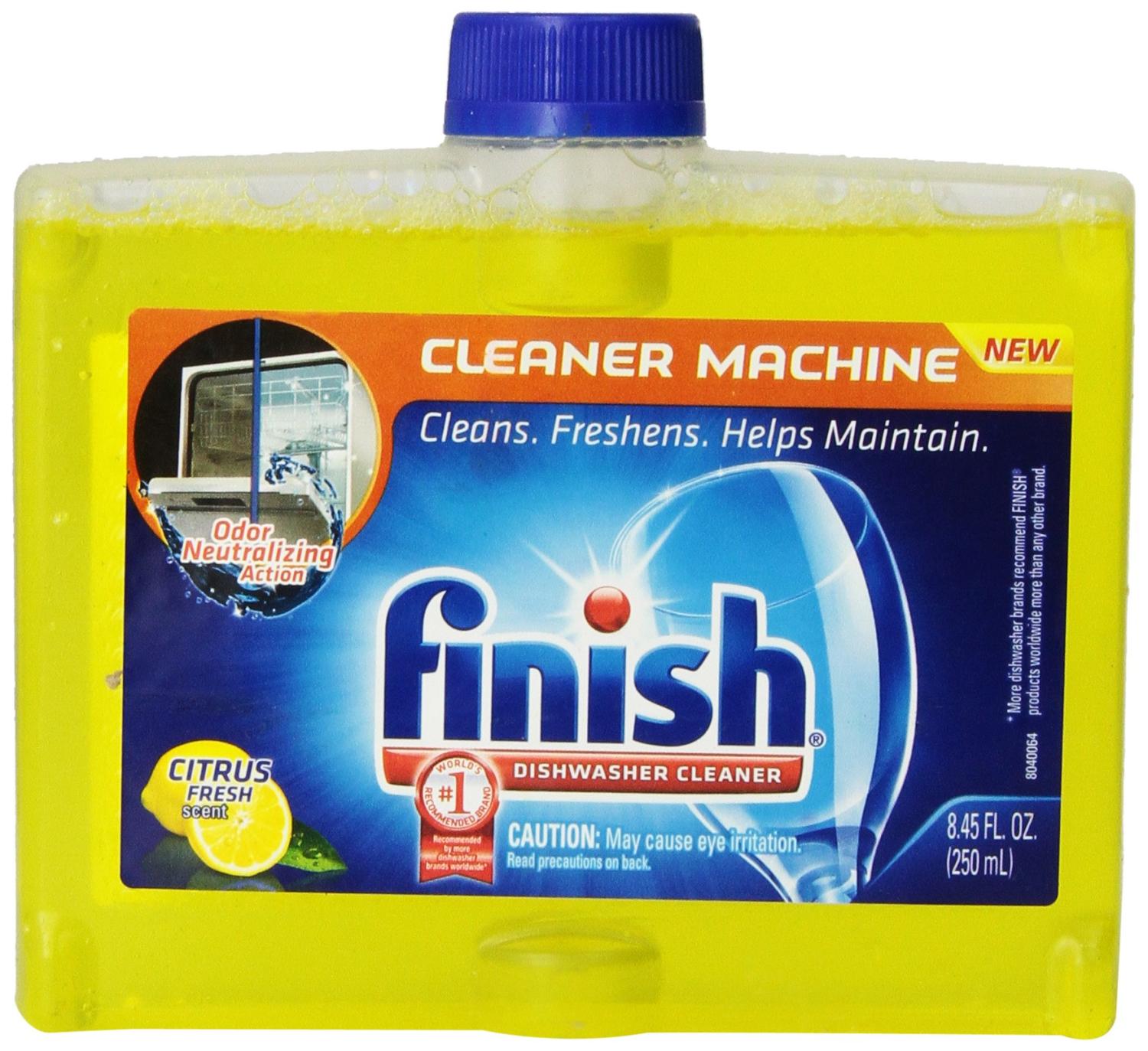 Finish Dishwasher Cleaner, Citrus Scent, 8.45 Ounce