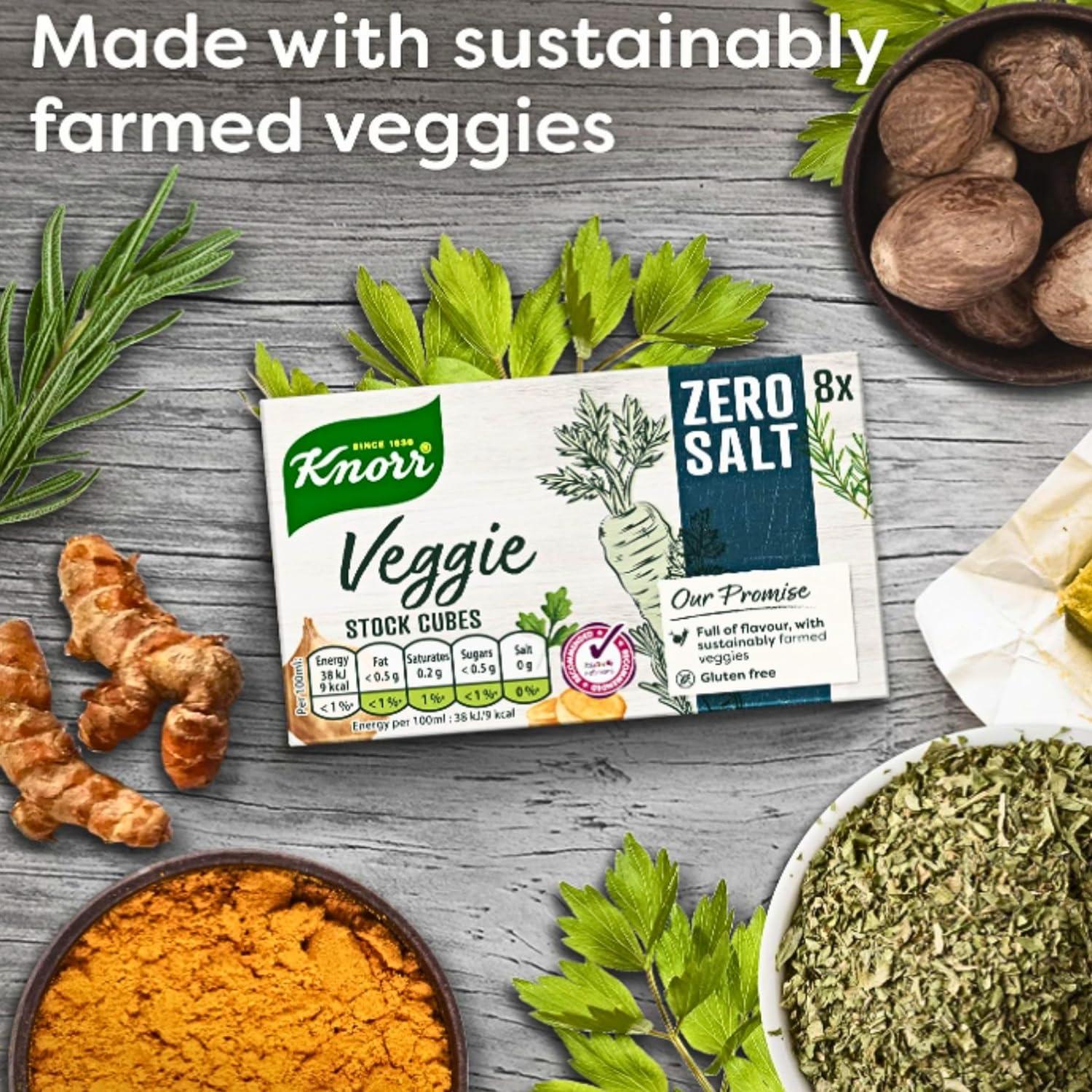 Zero Salt Knorr Stock Cubes Mixed Bundle of Beef Stock Cubes 72 g