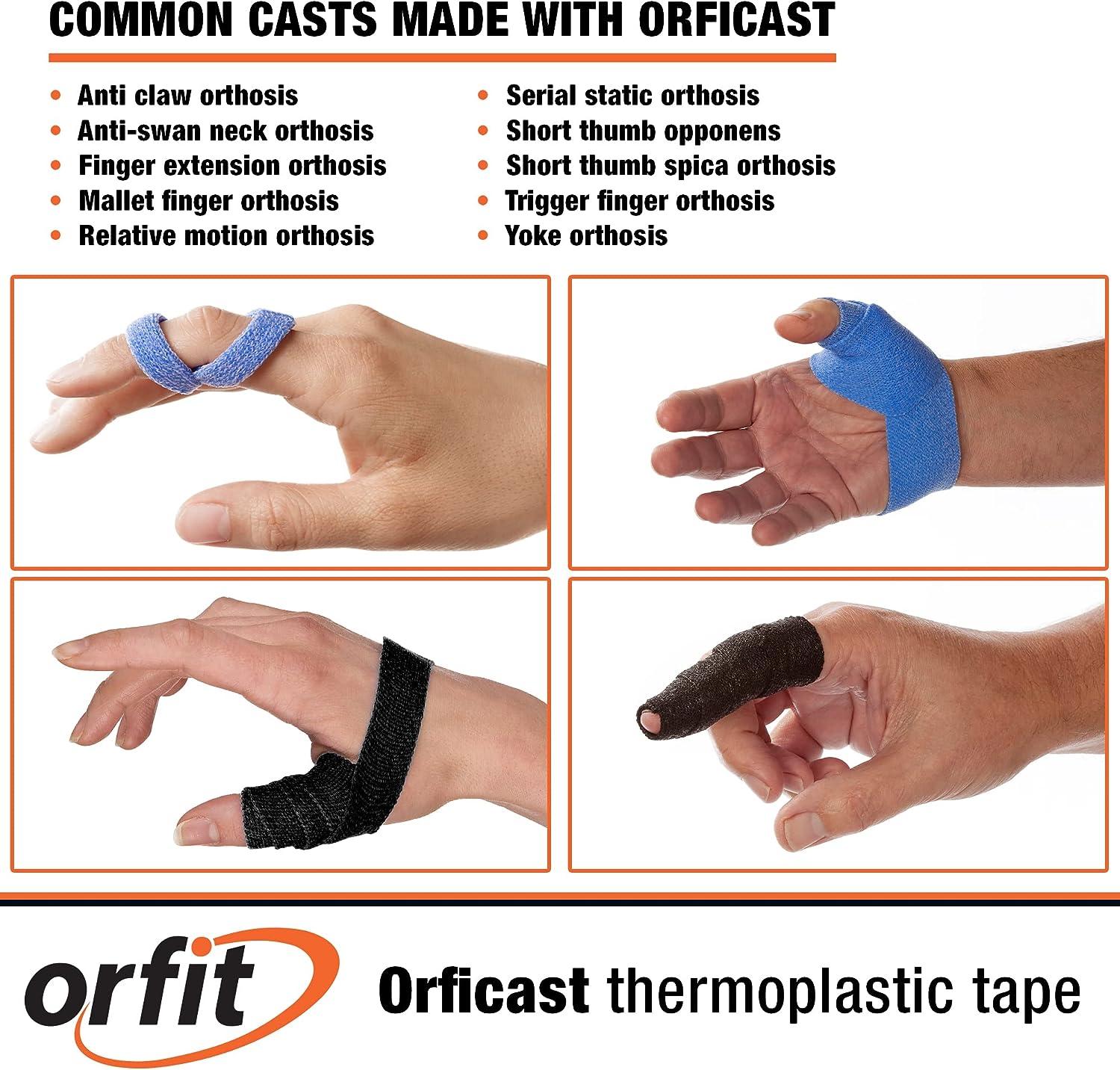 Orficast by Orfit EasyForm Splinting Material 2 x 9 Blue Trigger