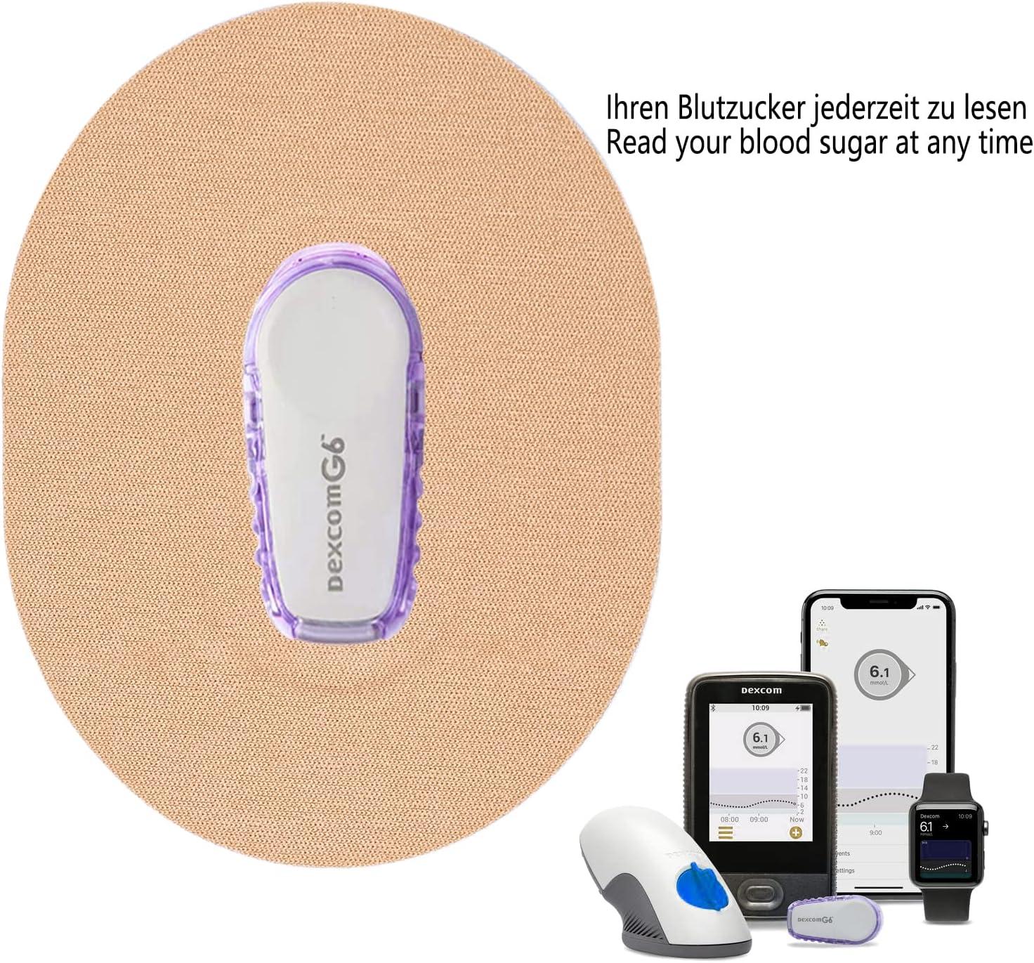 G6 Adhesive Patches 30 Pack Waterproof & Skin Friendly Overpatch CGM Stickers