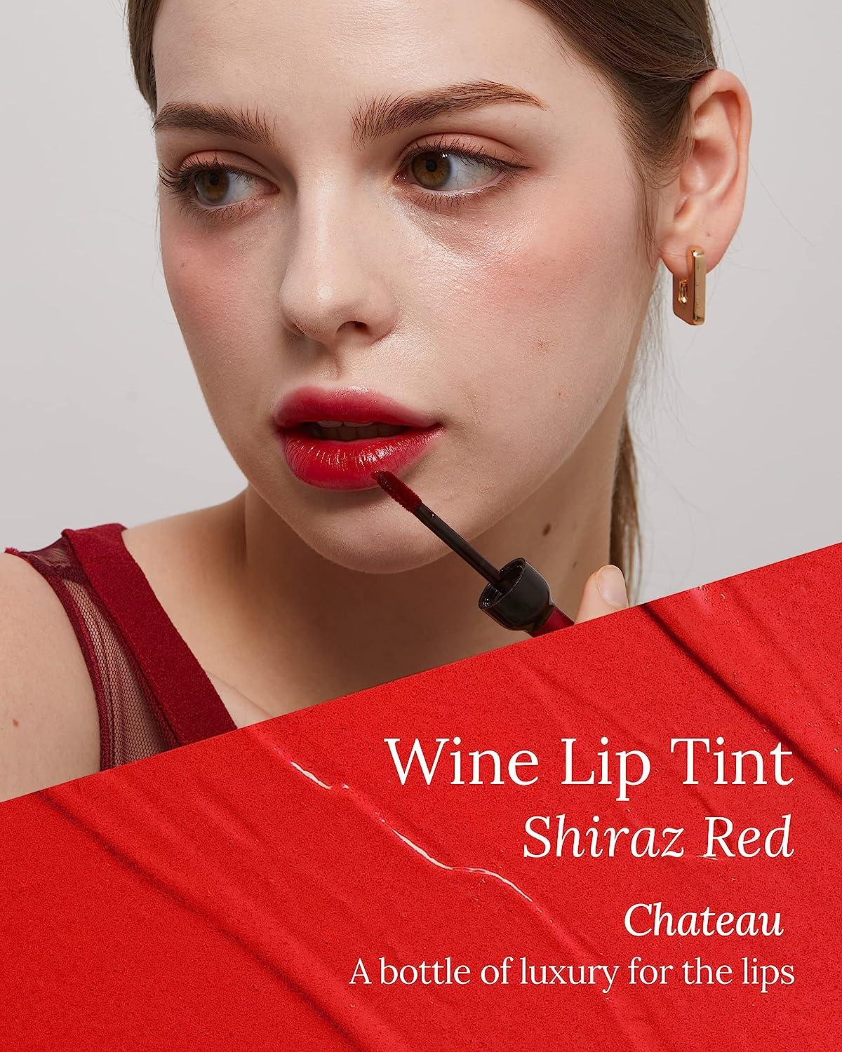LABIOTTE Chateau Wine Lip Tint Shiraz Red 0.24 Fl Oz Korean Lip Tint & Lipstain Korean Makeup