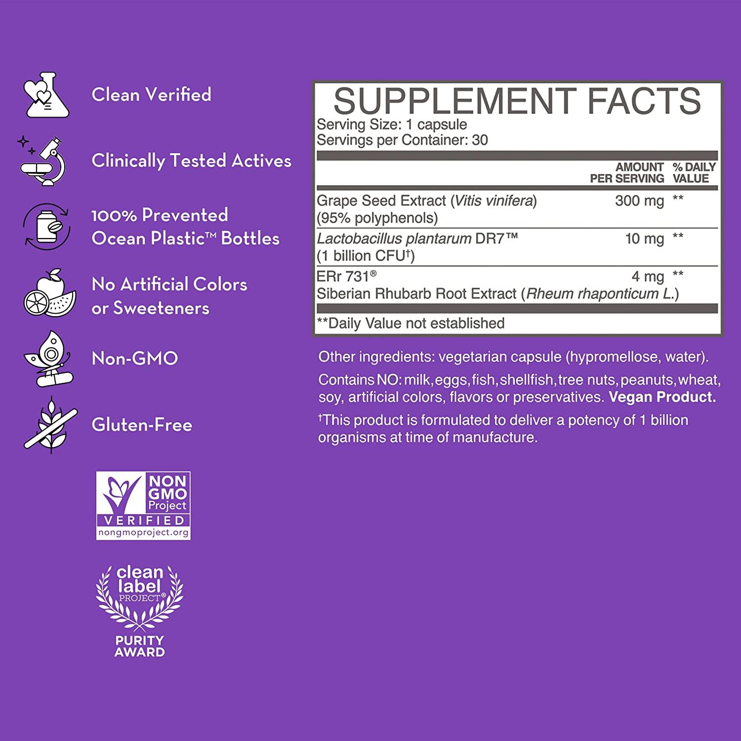 HUM Fan Club Menopause Relief Supplement & Mood Probiotic with