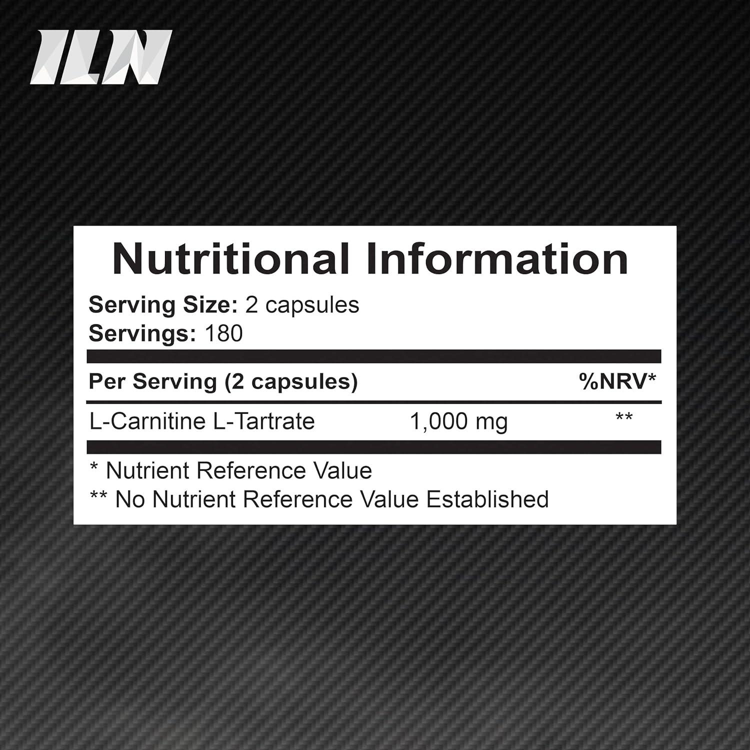 L Carnitine 1000mg Tartrate Supplement - Vegan Capsules for Men and Women -  6 Month Supply - 360 Vegan Capsules | Buy Now with Express International  Delivery | GoSupps.com