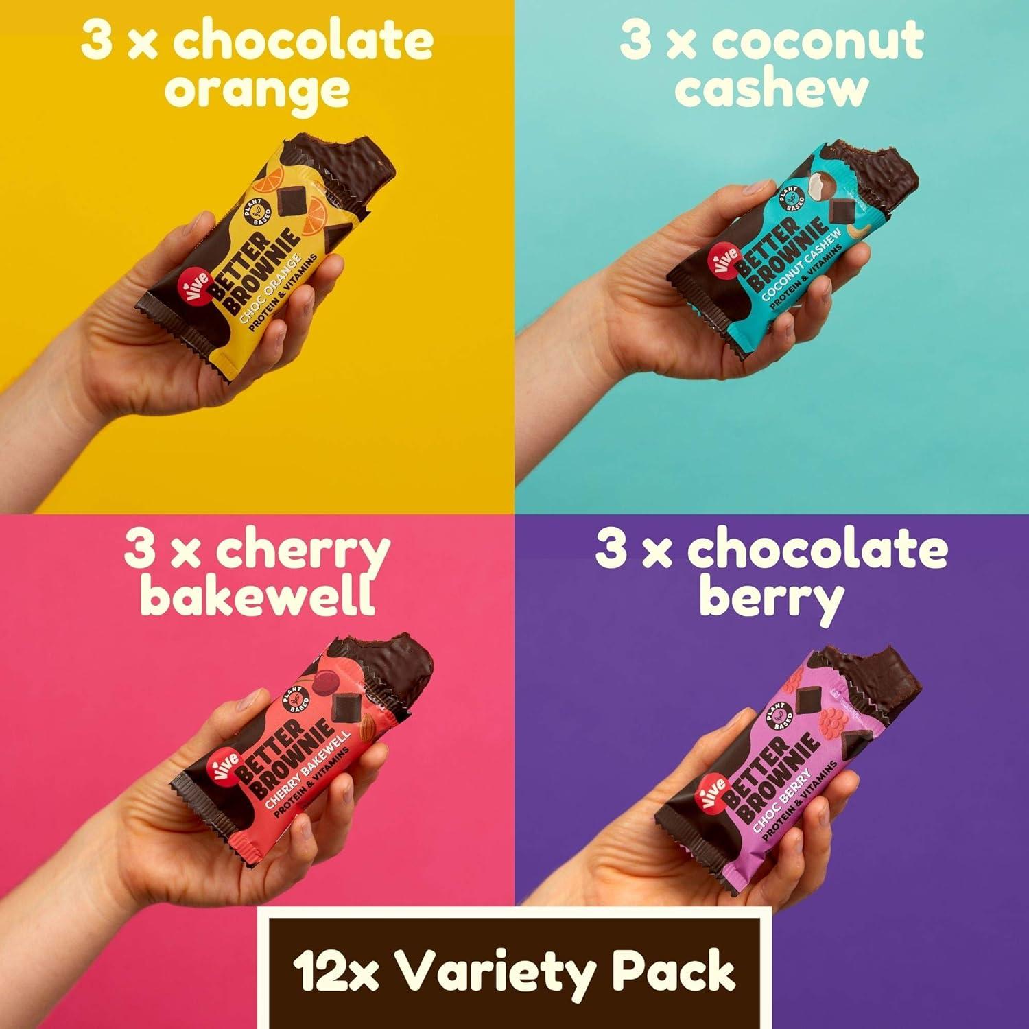 Vive Better Brownie Immunity Vitamins Low Calorie Chocolate Treat