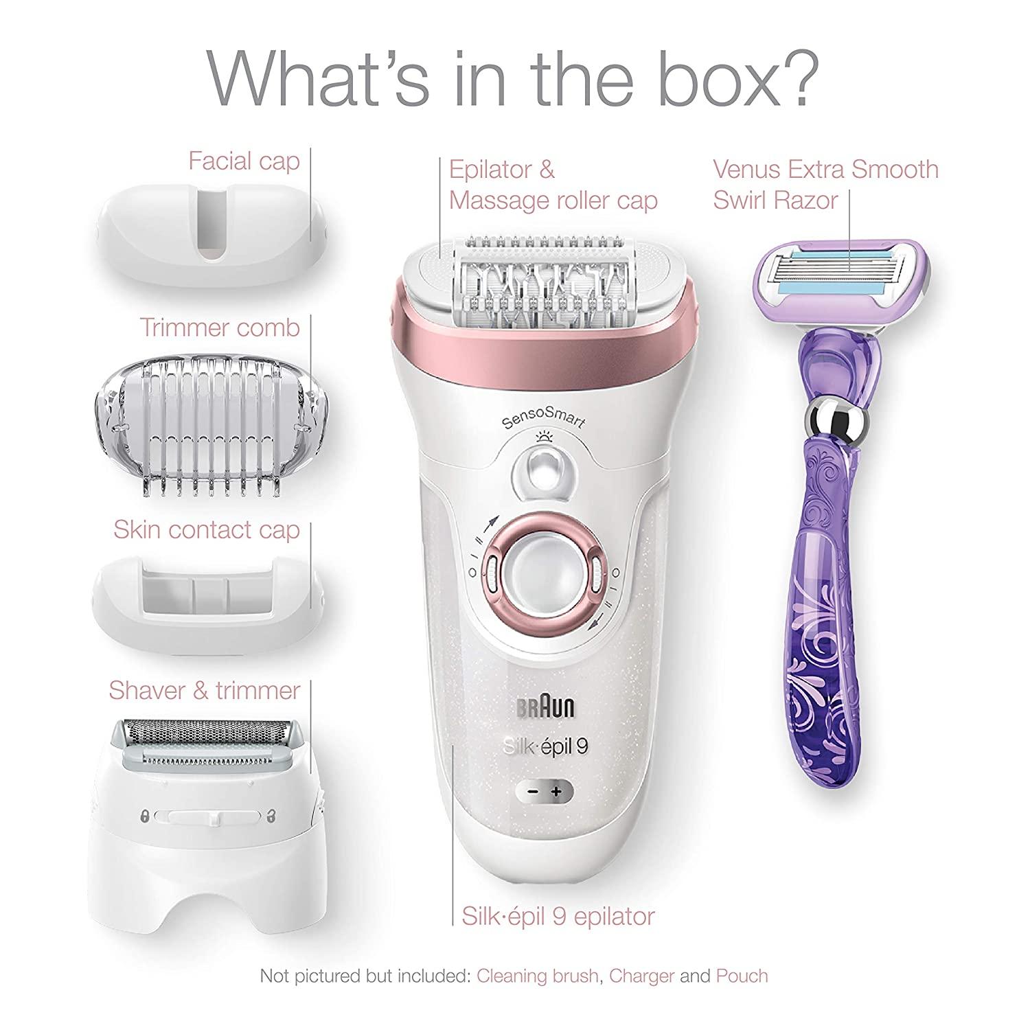 BRAUN Silk-épil 9 SES9970-V シルク・エピル9 SES9970-V | 女性向け光美容器・脱毛器はブラウン