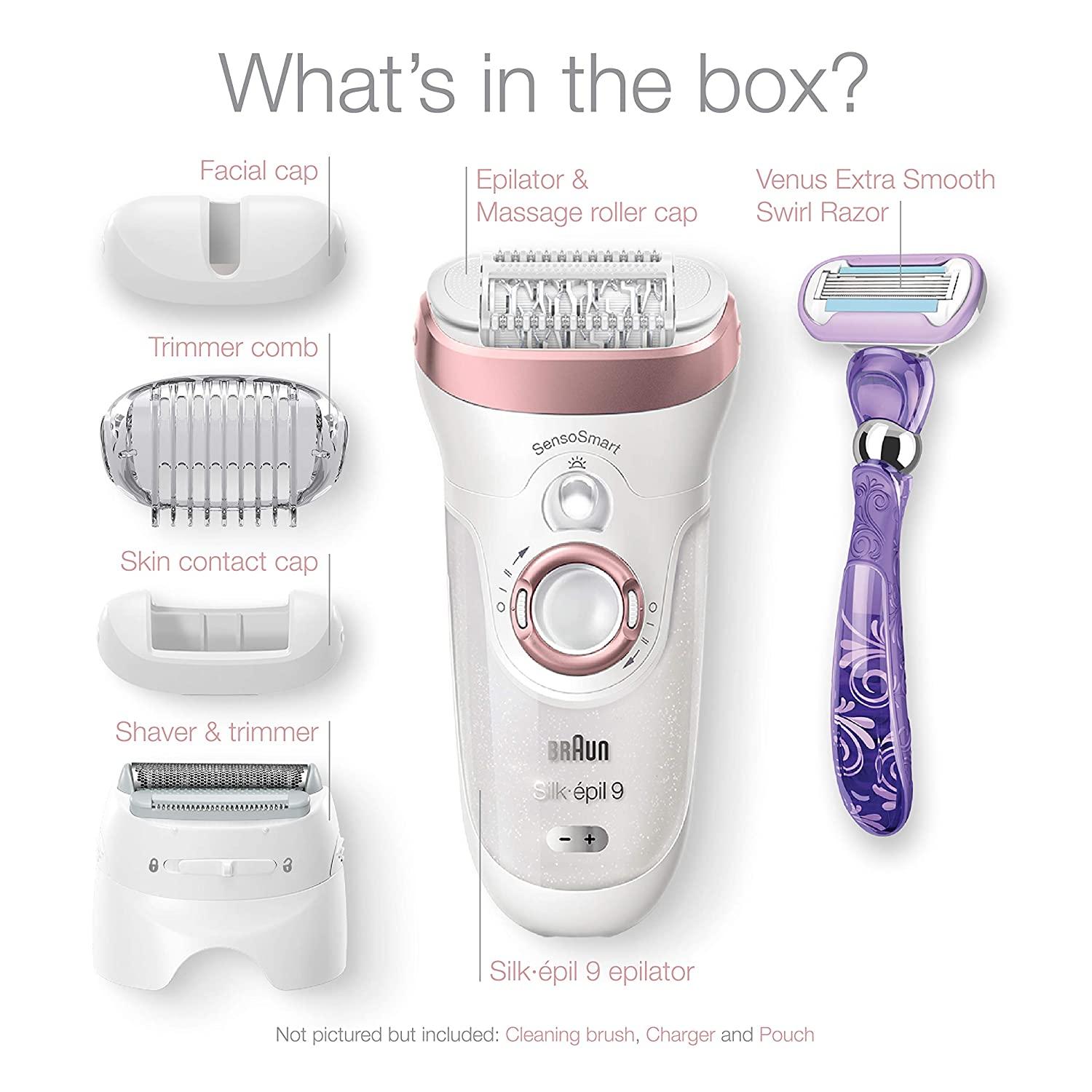 Braun Silk-épil 9 9-890 Sensosmart Epilator for Women