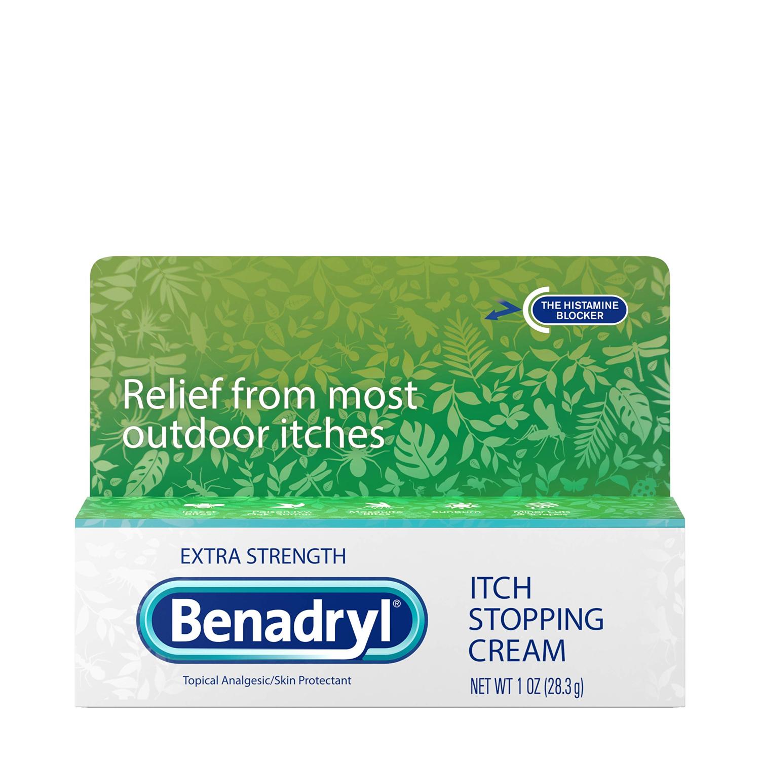 Benadryl Extra Strength Itch Stopping AntiItch Cream with Histamine