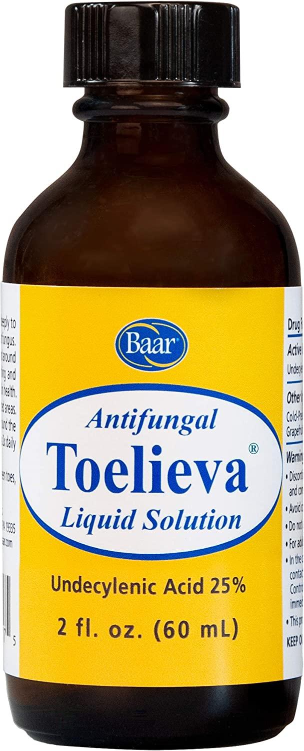 Toelieva Antifungal Maximum Undecylenic Acid for Toe Nail Fungus 2 oz