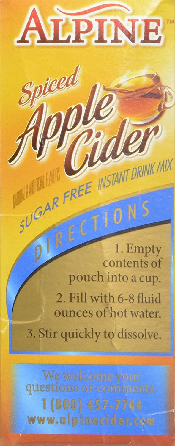 Alpine Spiced Apple Cider SugarFree 10 Count Pack