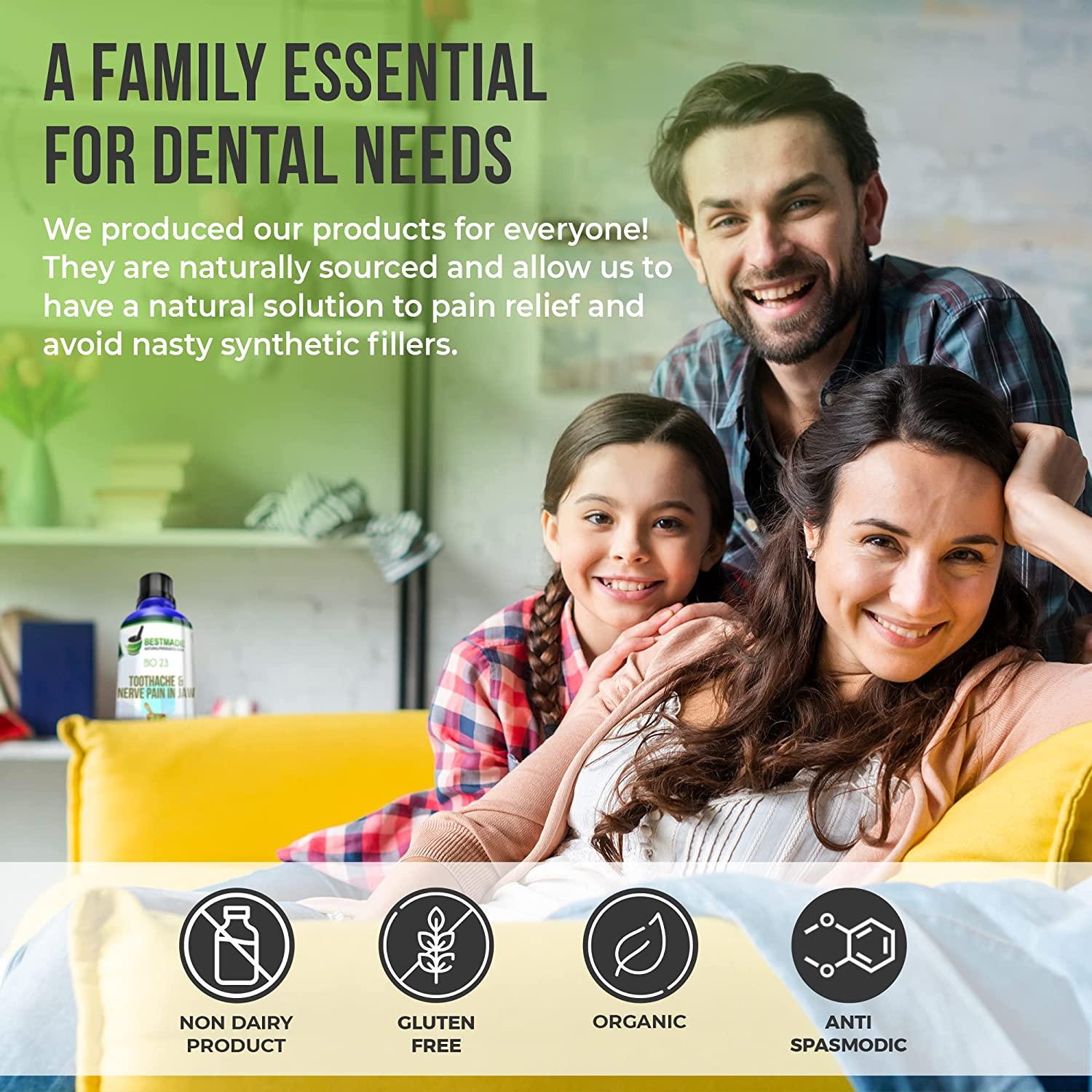 Toothache Nerve Pain in Jaw Bio23 300 pellets for Relief of Trigeminal Neuralagia Associated