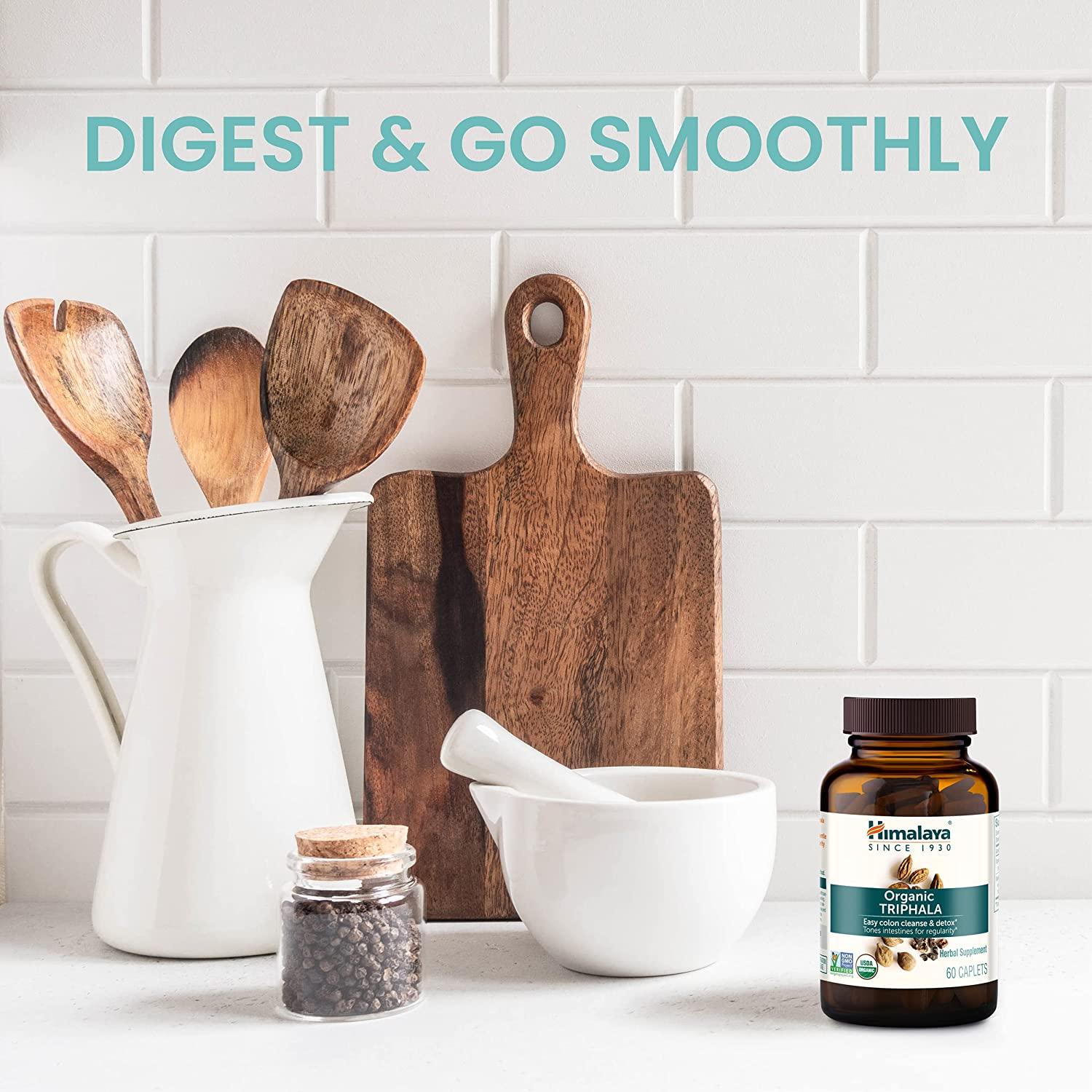 Himalaya Organic Triphala Colon Cleanse 30 Caplets 1 Month Supply