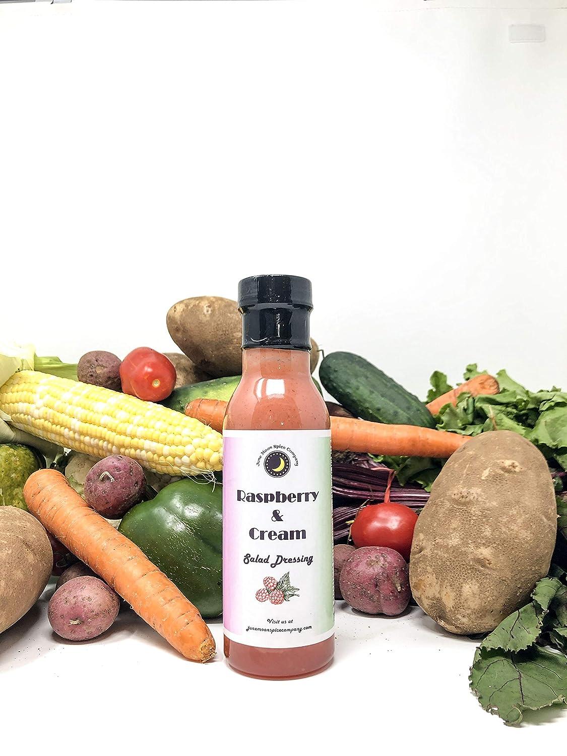 Premium Creamy RASPBERRY Salad Dressing Low Cholesterol Low Sugar