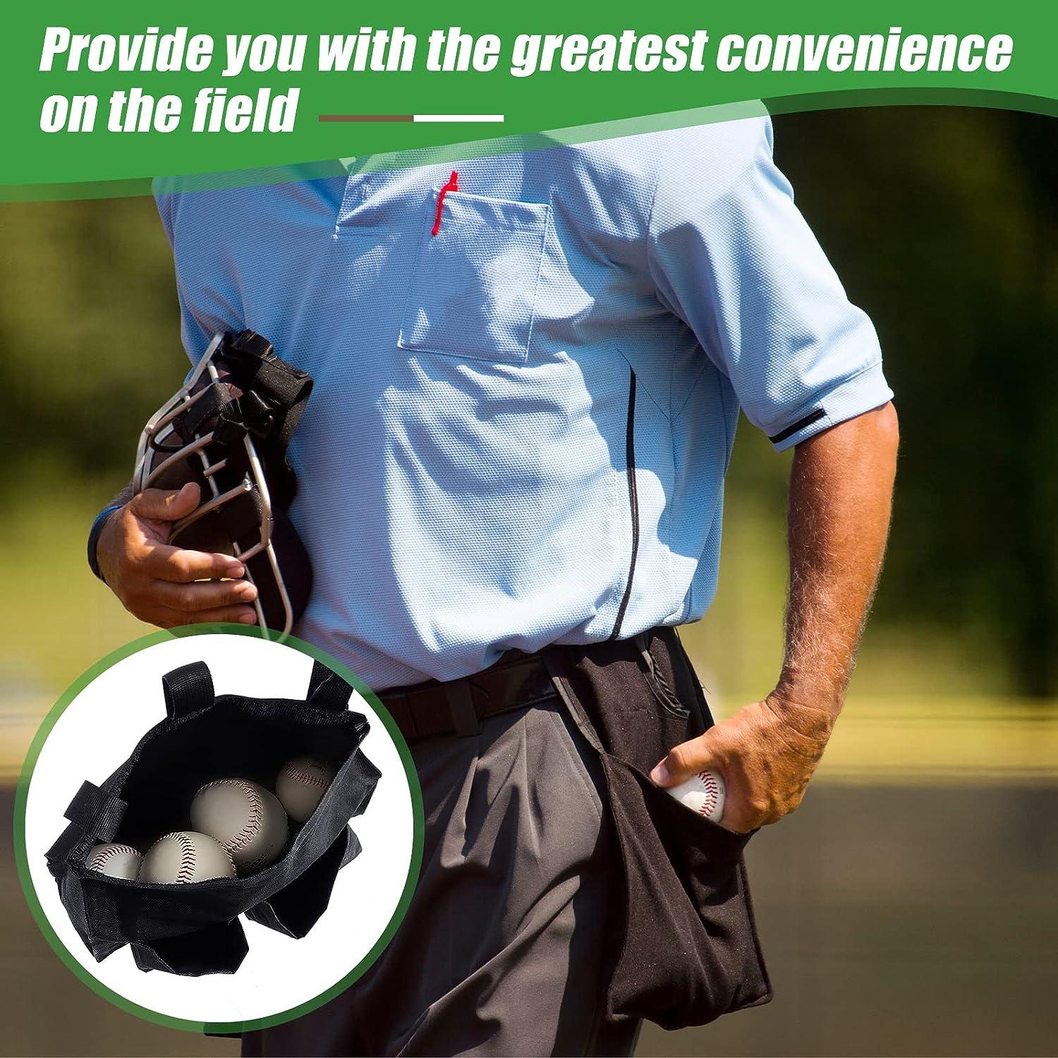 Dunzy 3 Pcs Umpire Gear Set Includes Baseball Umpire Brush, Black