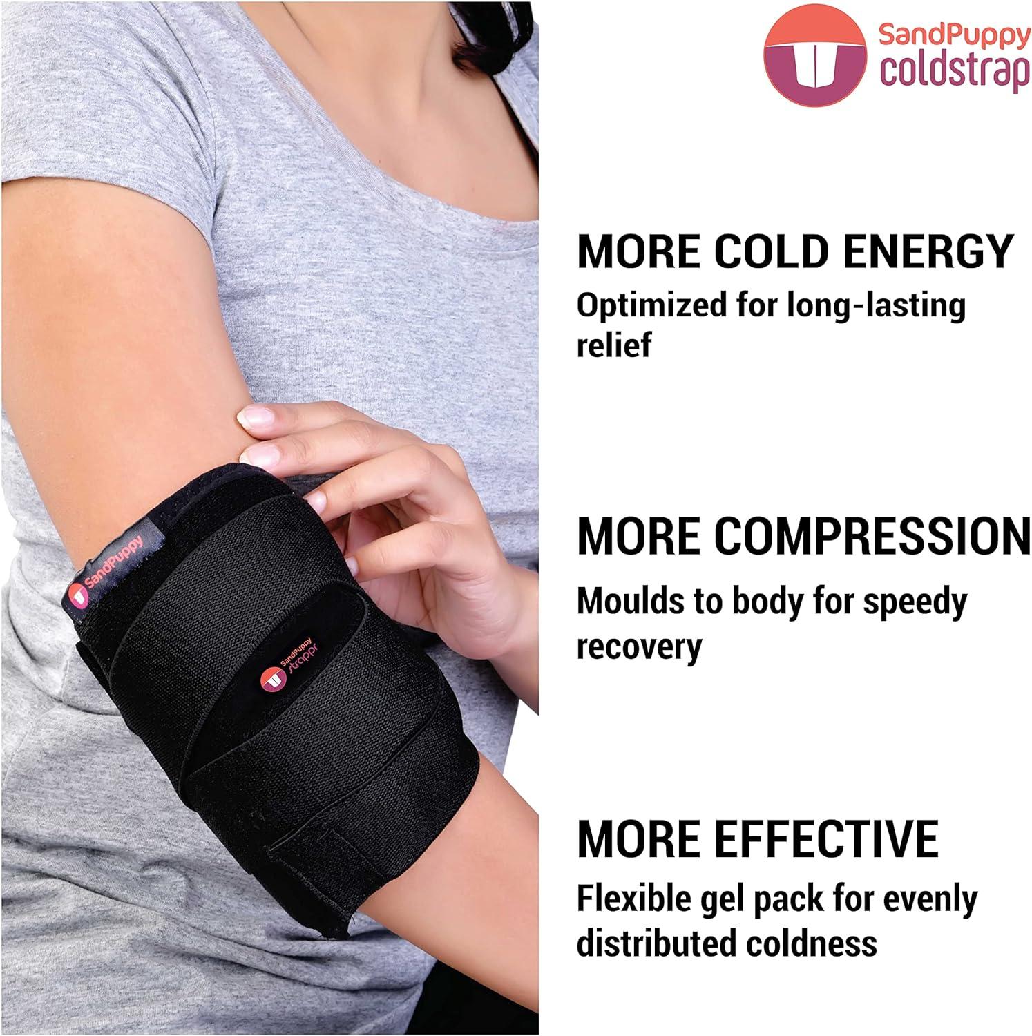 Sandpuppy Coldstrap Ice Pack for Injuries Reusable Knee Ice Pack