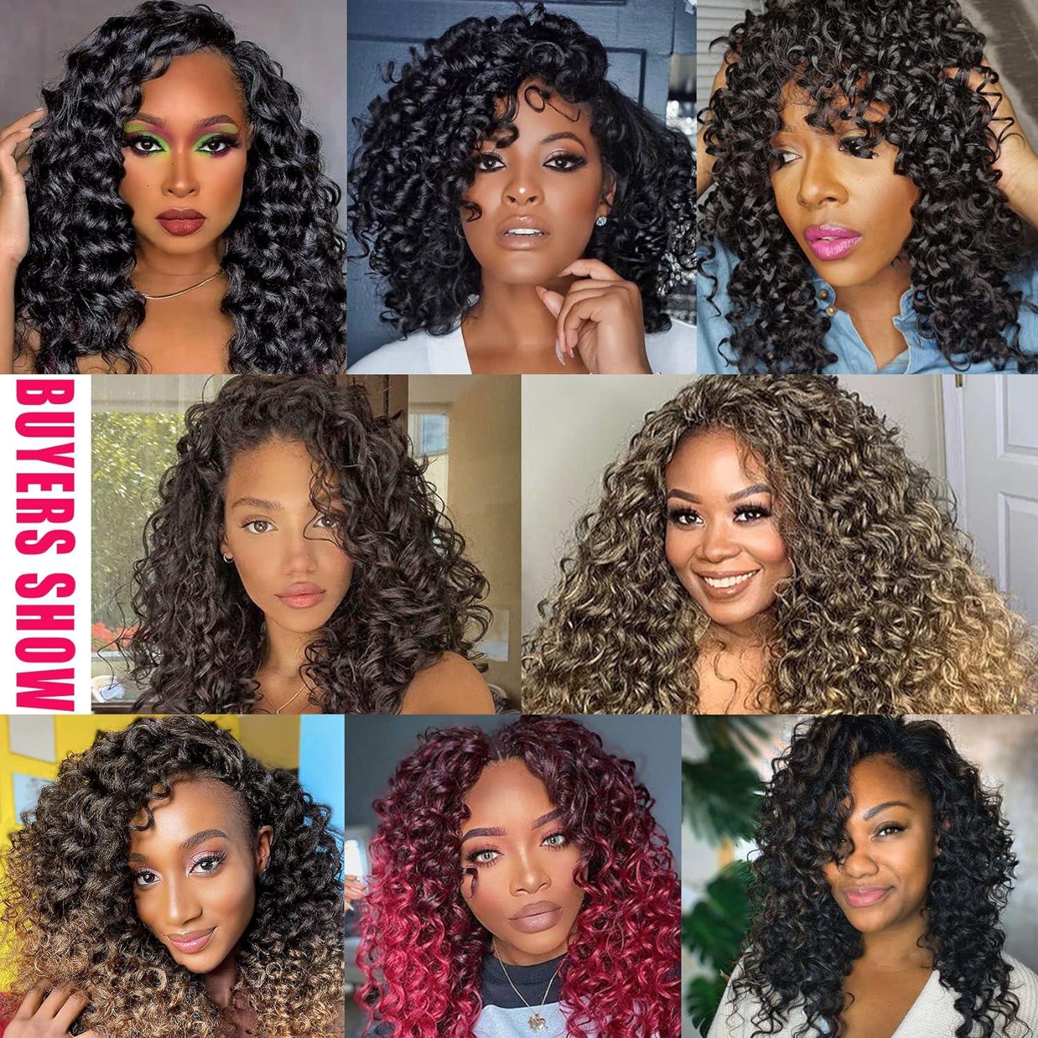 Short curly shop crochet hair