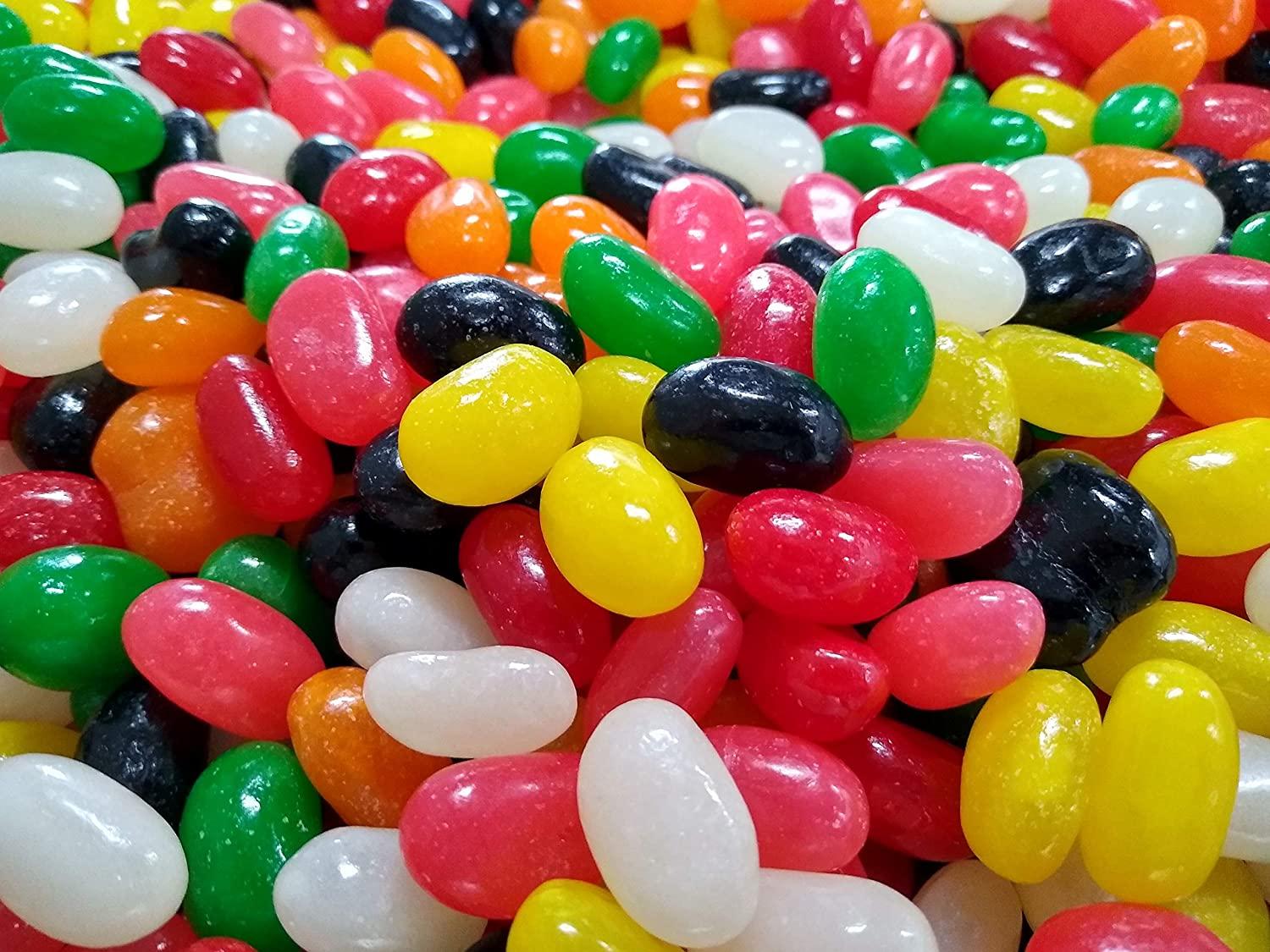Jumbo Assorted Spiced Jelly Beans 2 lbs of Fresh Delicious Extra