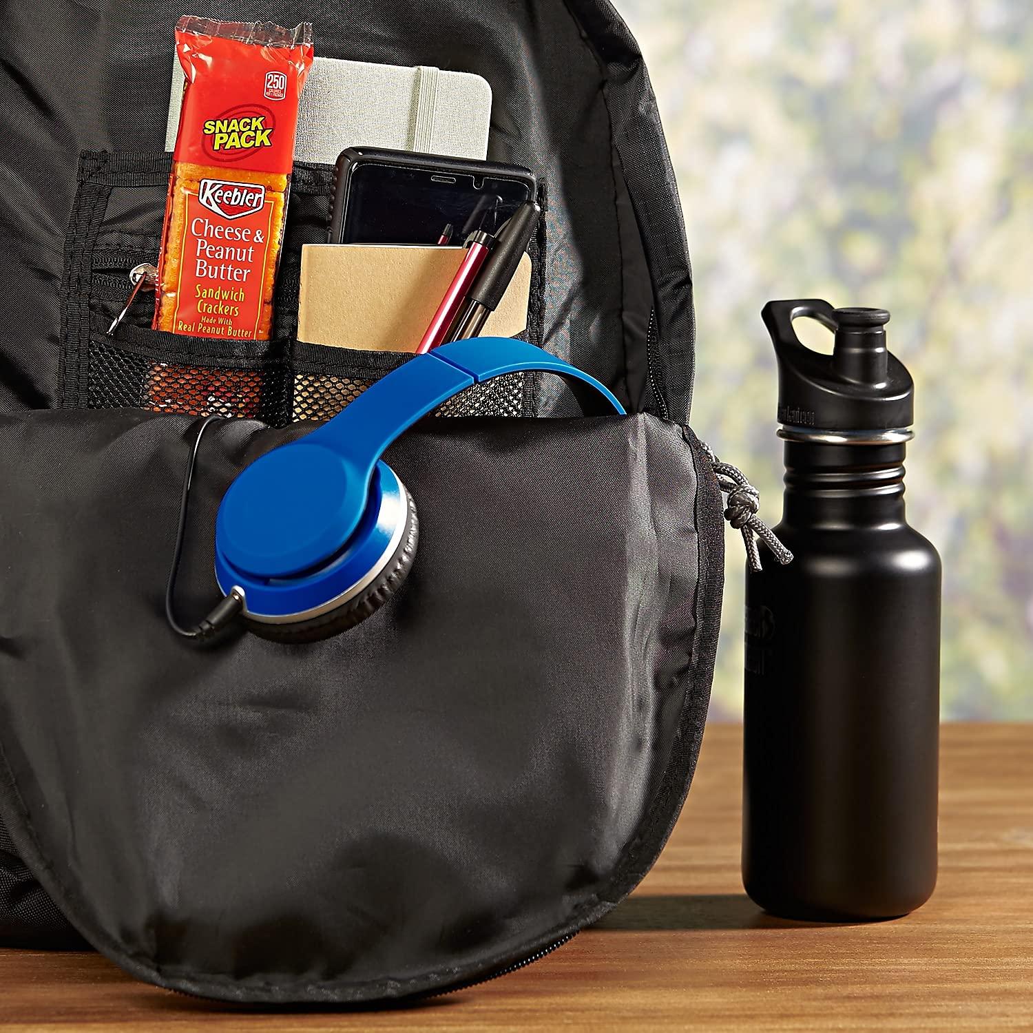 Keebler 21165 Sandwich Crackers, Cheese & Peanut Butter, 8Piece Snack