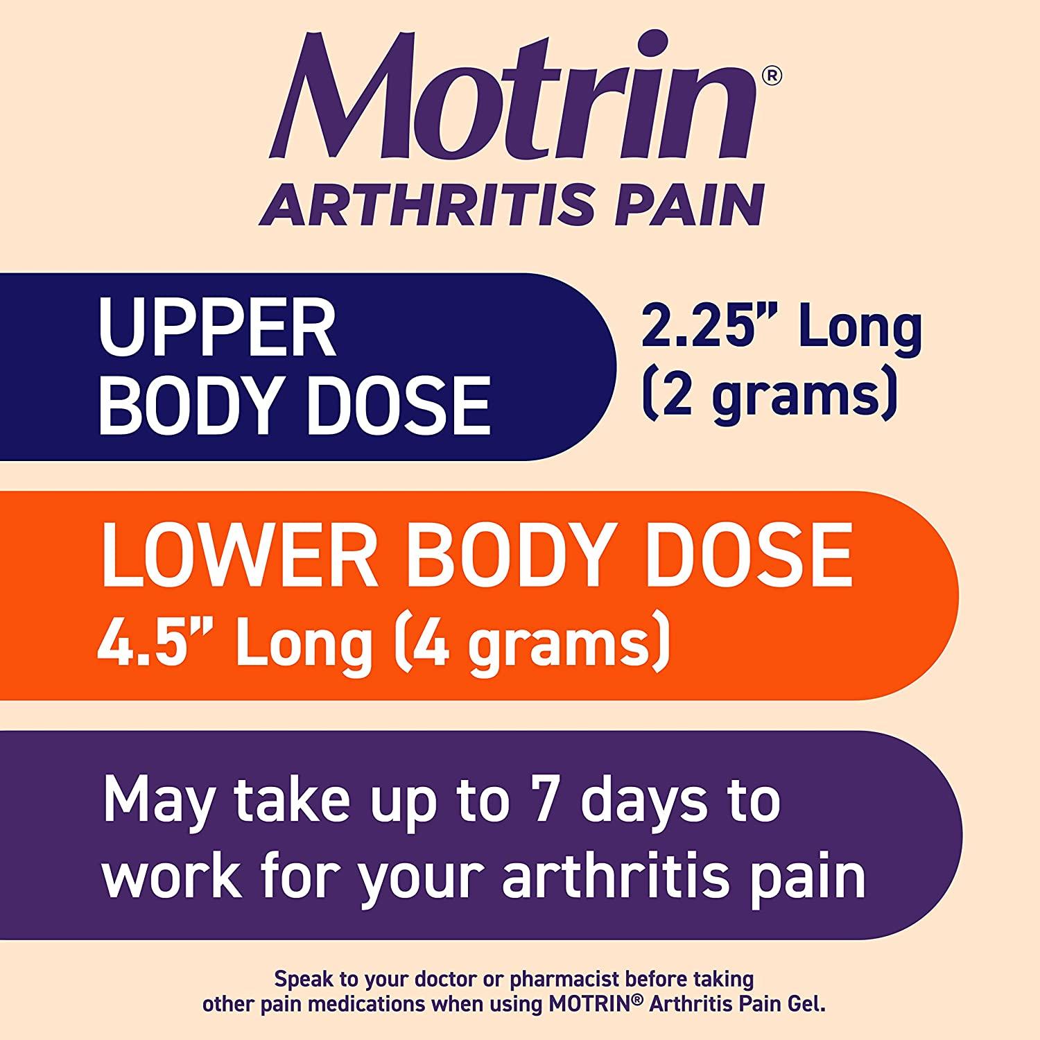 Motrin Arthritis Pain Relief Diclofenac Sodium Topical Gel 1, Anti