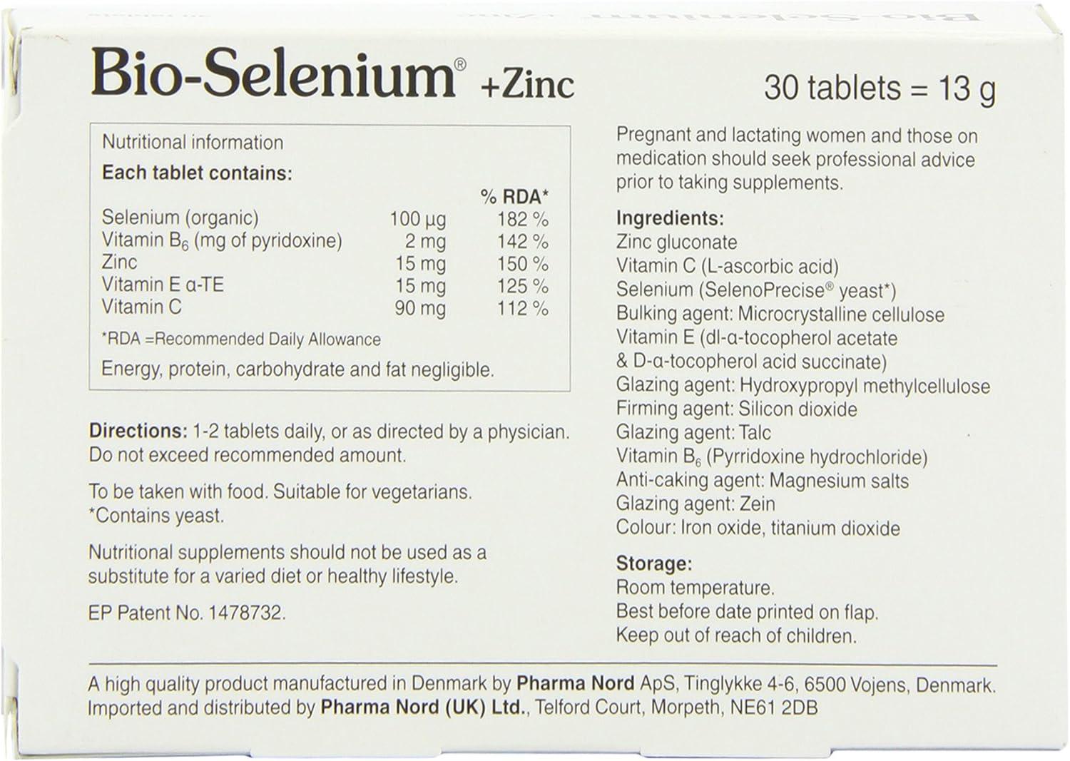 Pharma Nord Bio Selenium + Zinc 30 Tablets