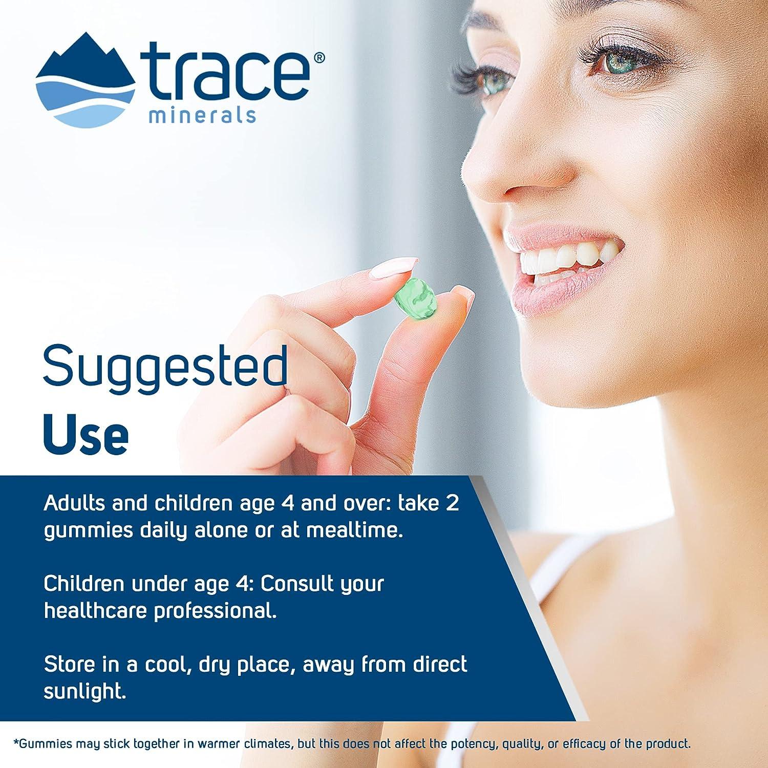 Trace Minerals Chlorophyll Gummies Supports Digestion Immunity & Healthy Skin Energy