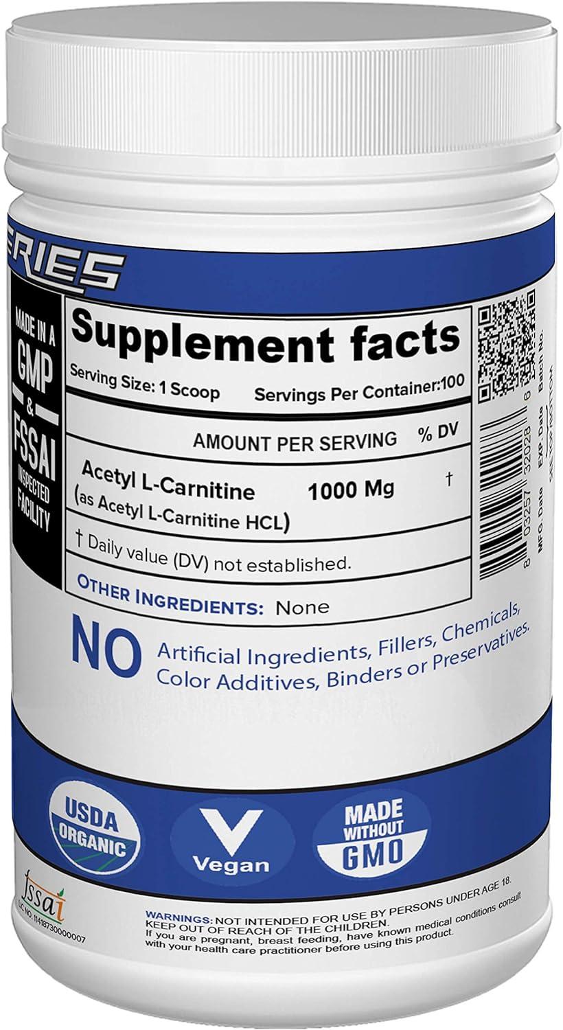 Dropship Nutricost Acetyl L-Carnitine ALCAR Powder Supplement, 100 Grams, 1g Per Serving To Sell - View #8